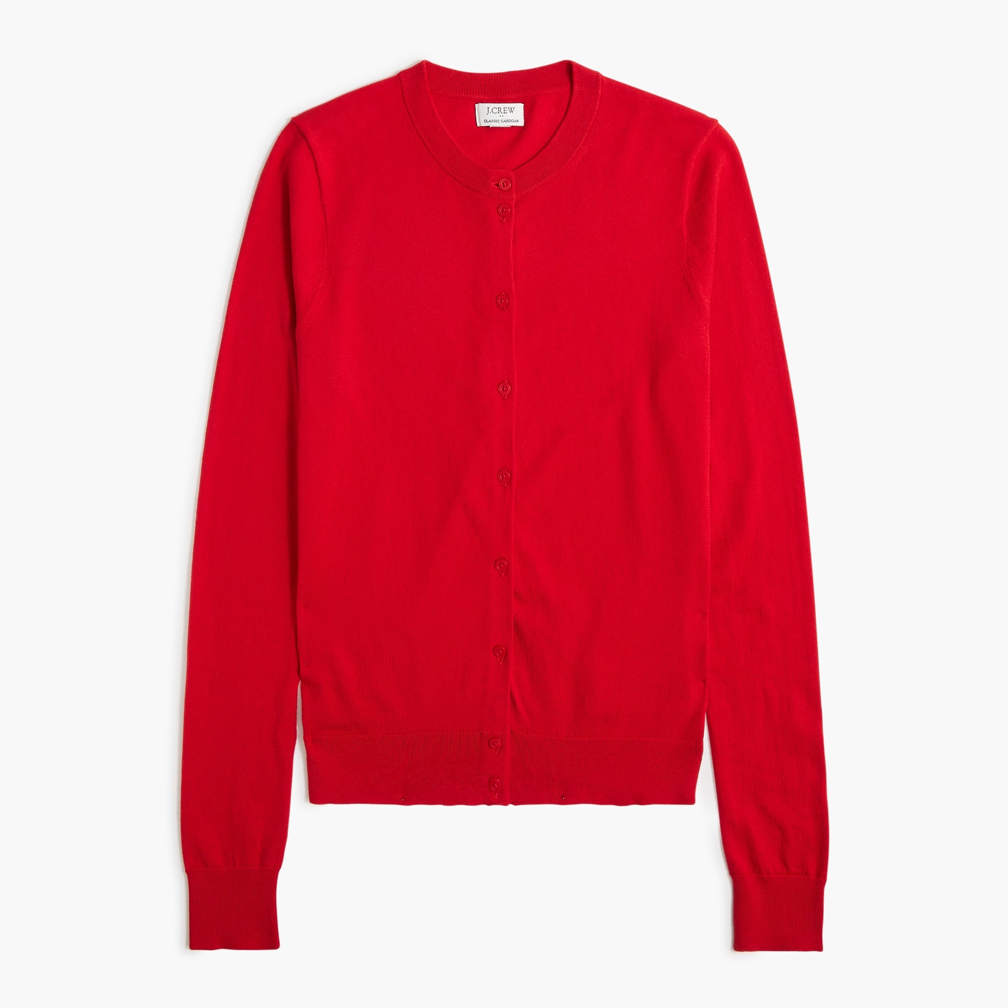Classic cotton cardigan sweater
