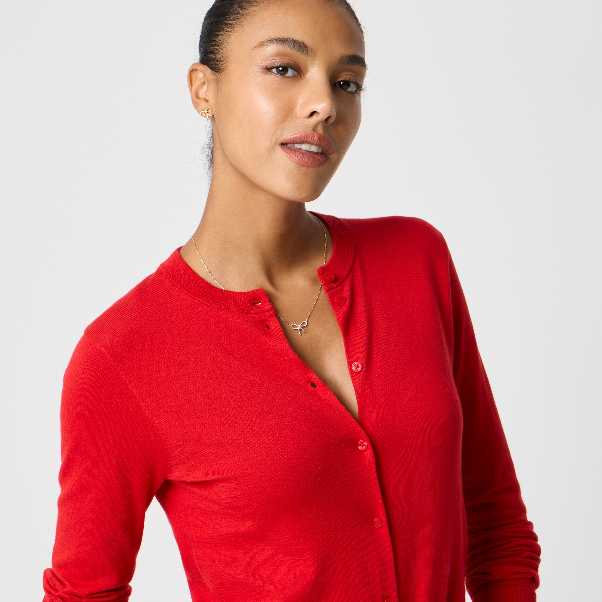 Classic Cotton Cardigan Sweater For Women | Factory