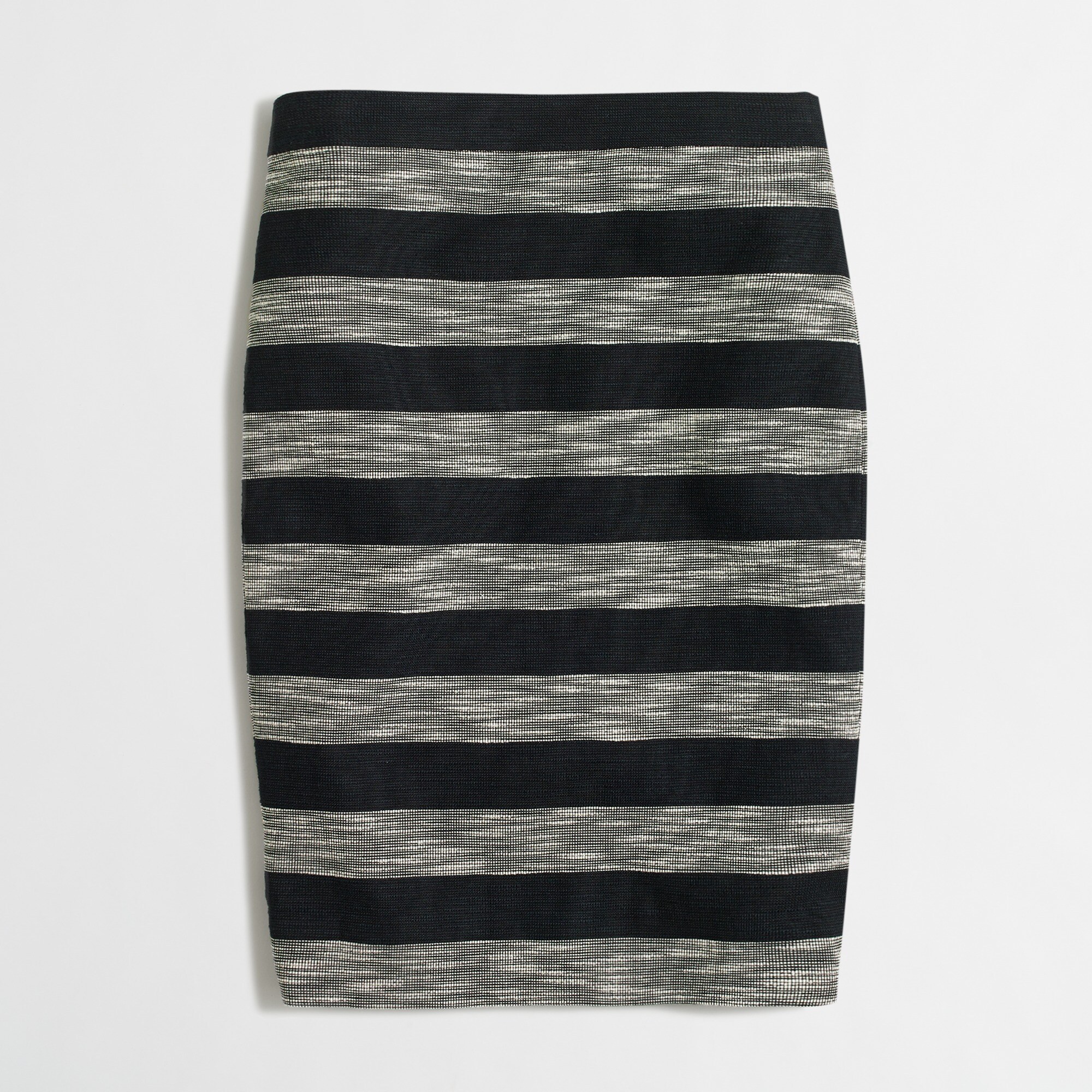 ★overdue flair★ STRIPE JACQUARD PENCIL SKIRT_BLACK EXCLUSIVE]STRIPE JACQUARD PENCIL SKIRT_BLACK - overdueflair