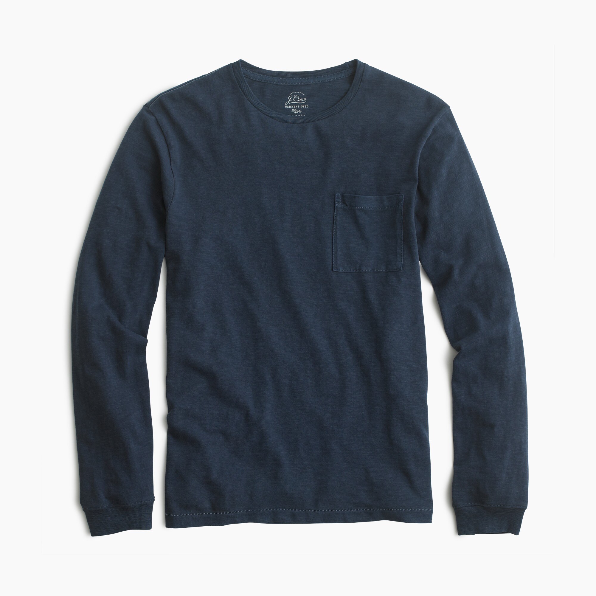Long-Sleeve Garment-Dyed T-Shirt : Men's Tees | J.Crew