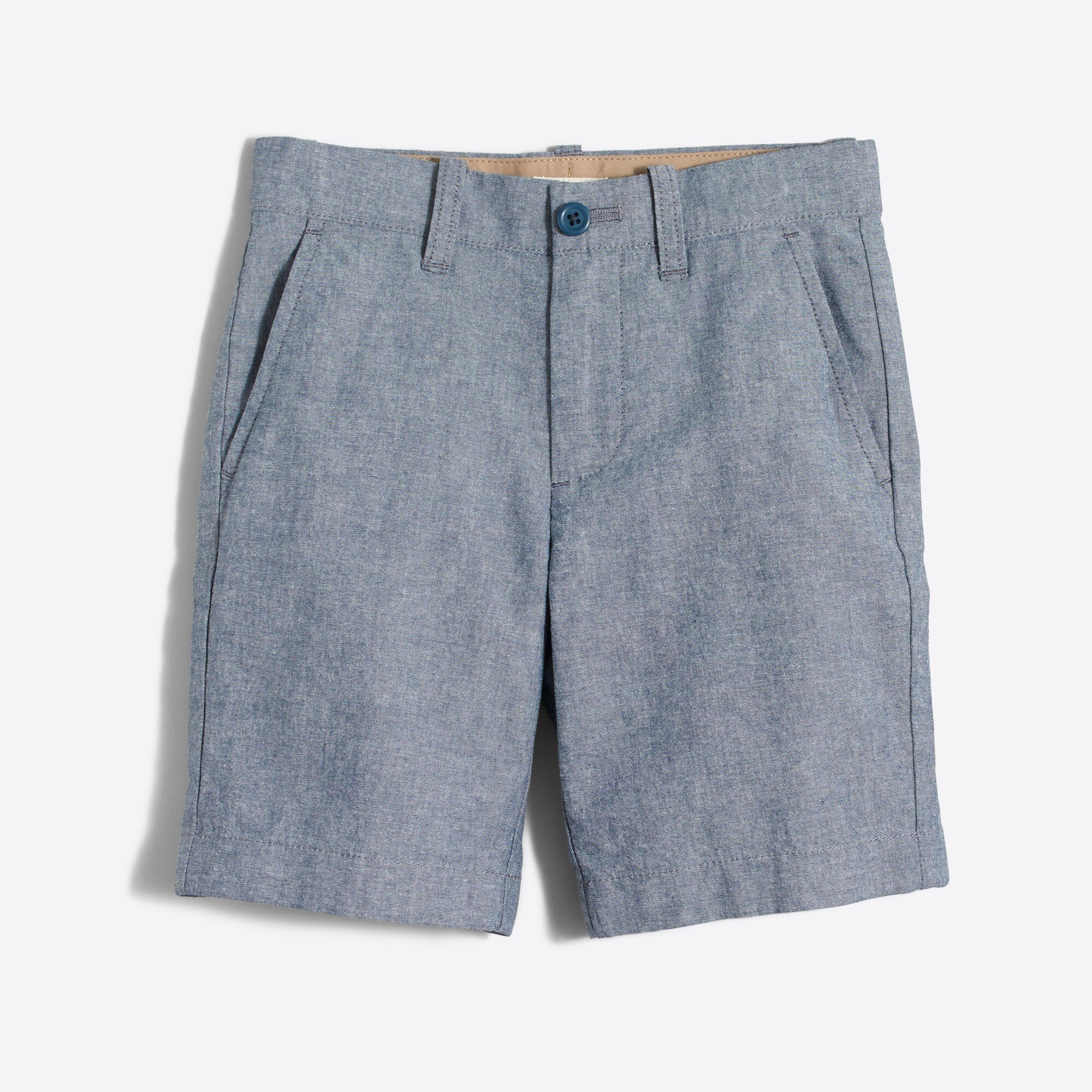 Boys' Gramercy short in blue chambray