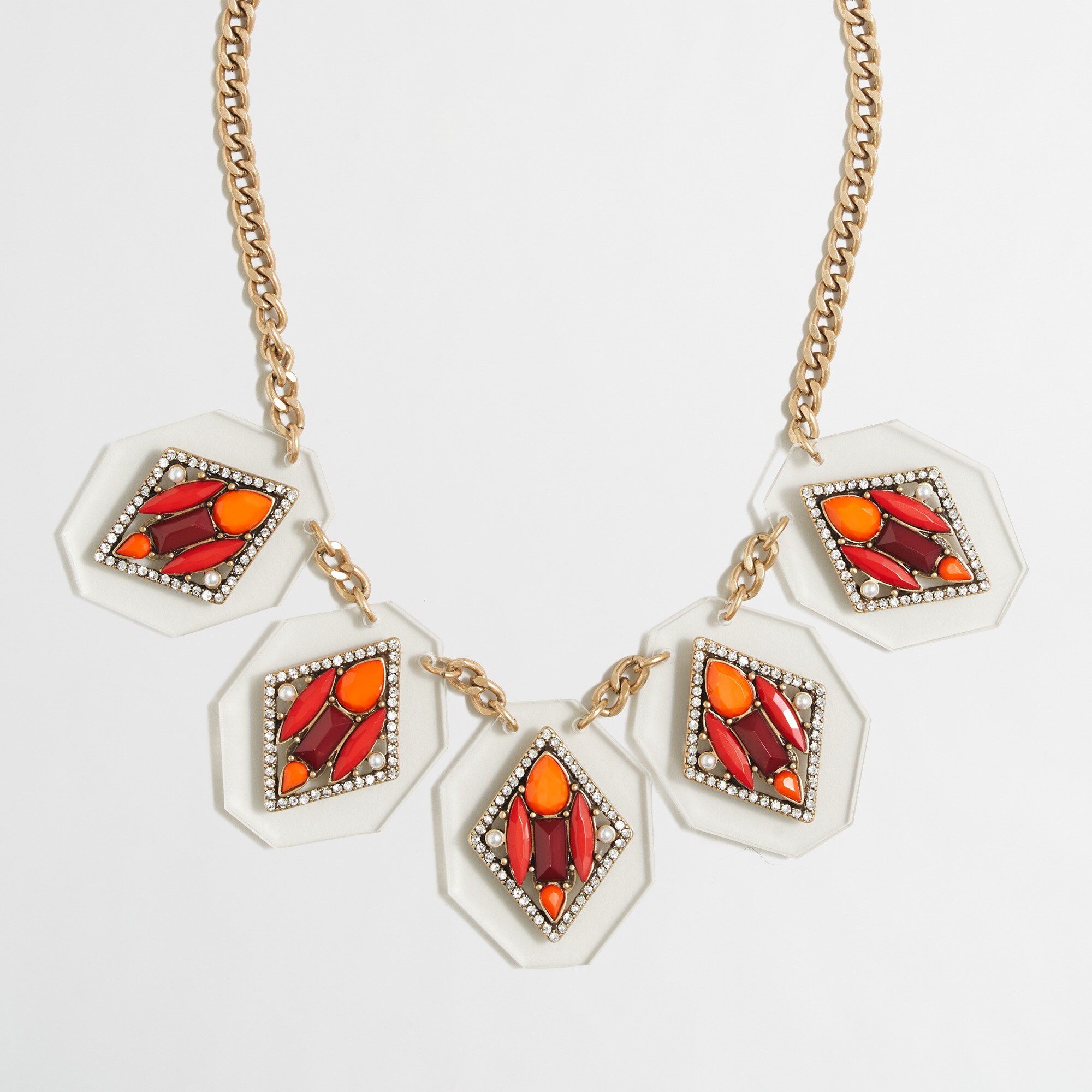 Jeweled diamonds necklace