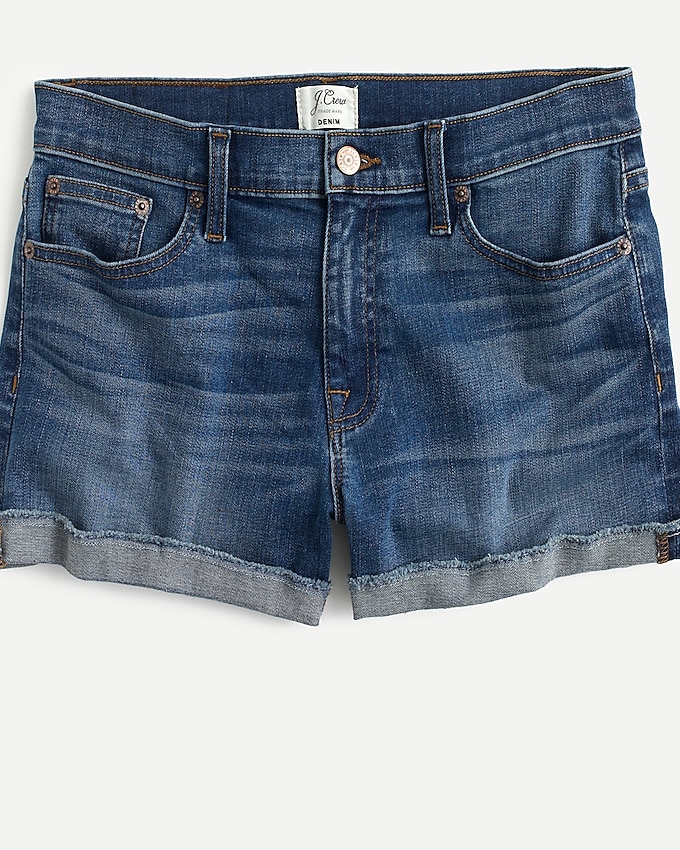 j.crew: denim short in merrill wash for women, right side, view zoomed