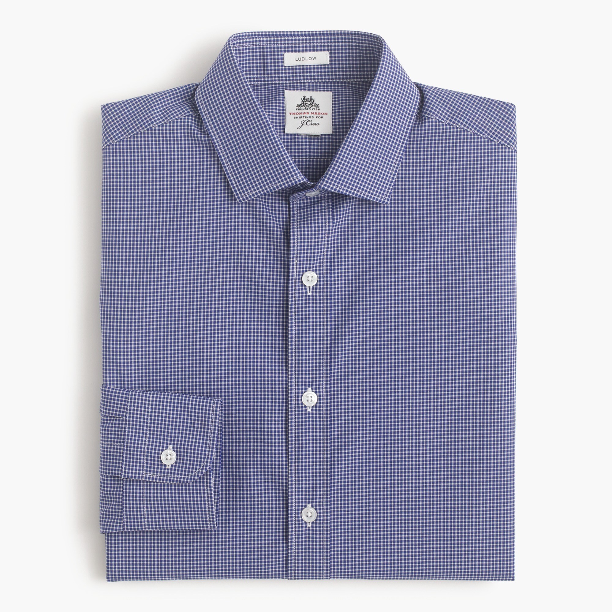 Thomas Mason® for J.Crew Ludlow shirt in check : Men dress shirts | J.Crew