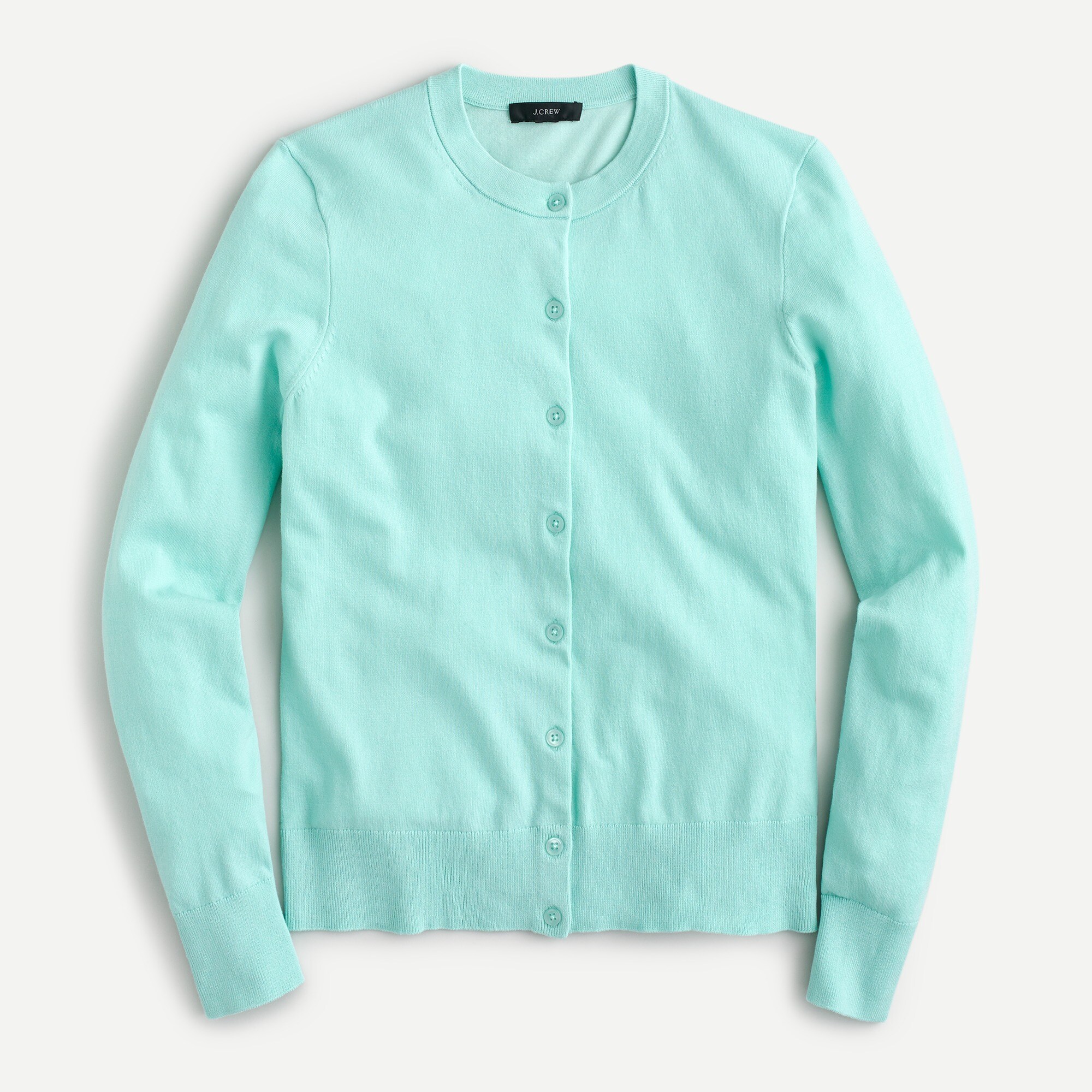 Cotton-blend Jackie cardigan sweater