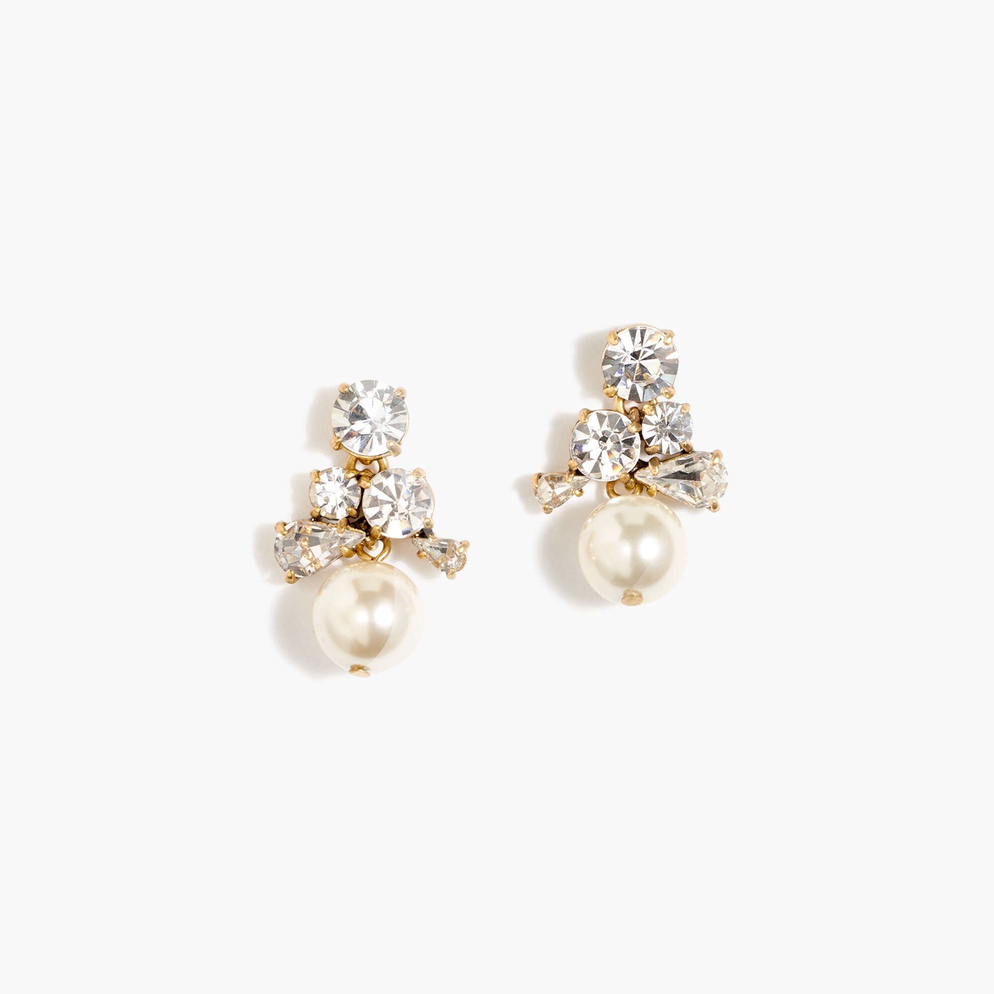 Pearl Cluster Earrings : Women's Earrings | J.Crew