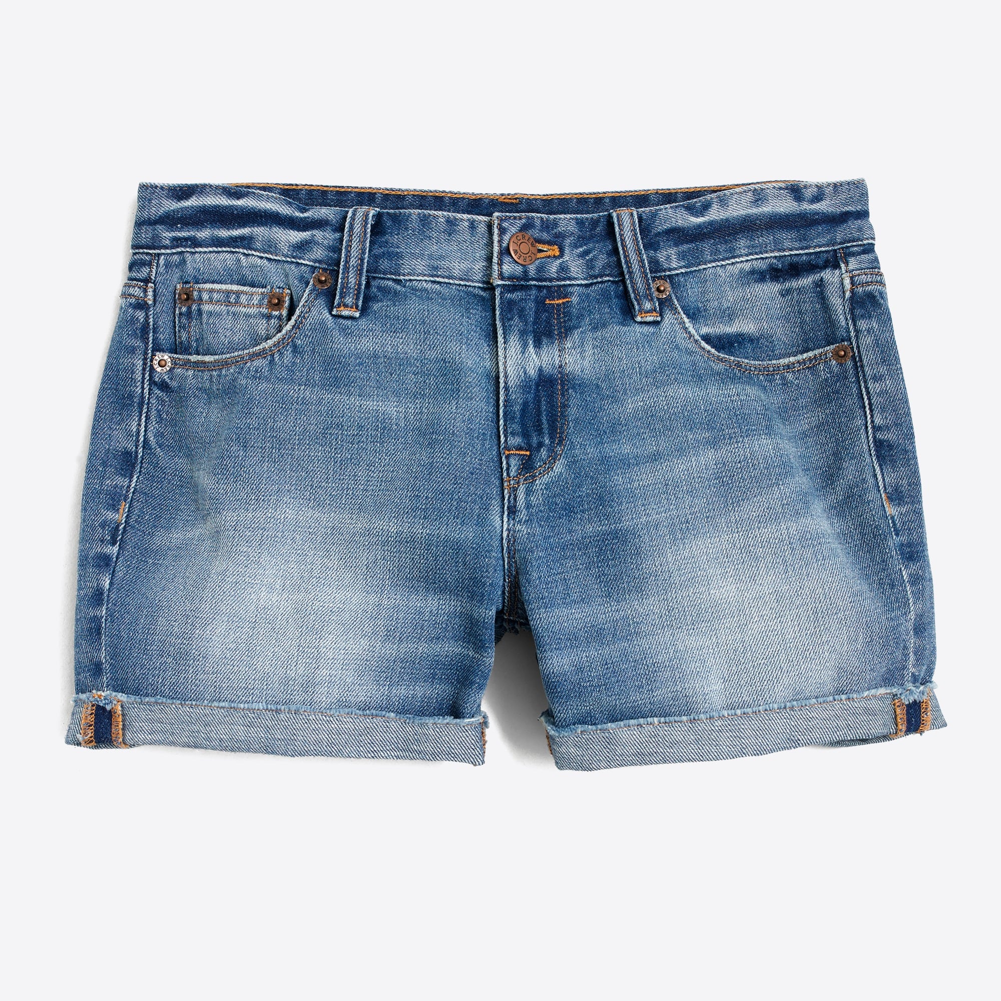 j crew denim shorts