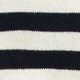 Striped Caryn cardigan sweater NAVY GREEN factory: striped caryn cardigan sweater for women