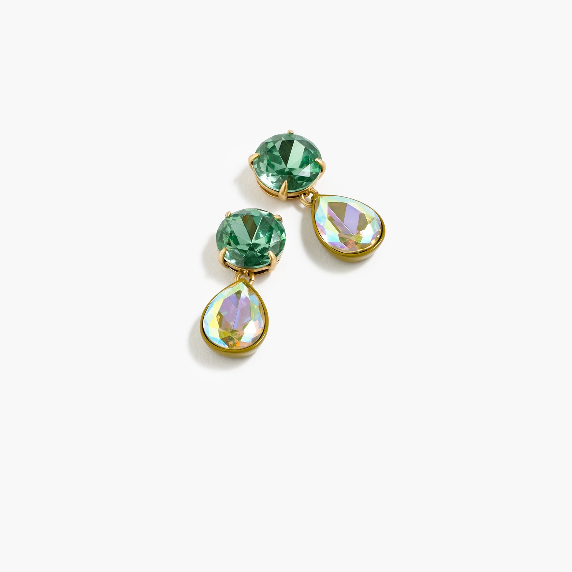 Crystal teardrop earrings