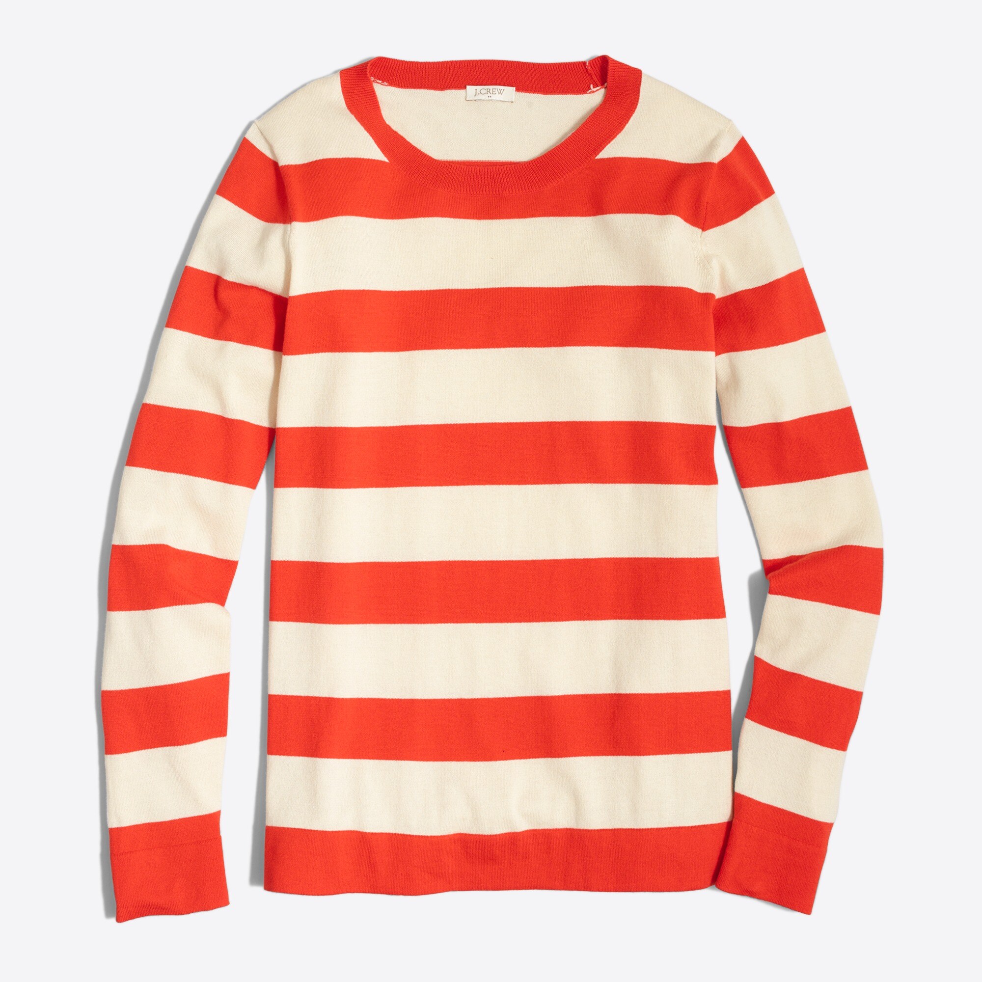 striped teddie sweater for women