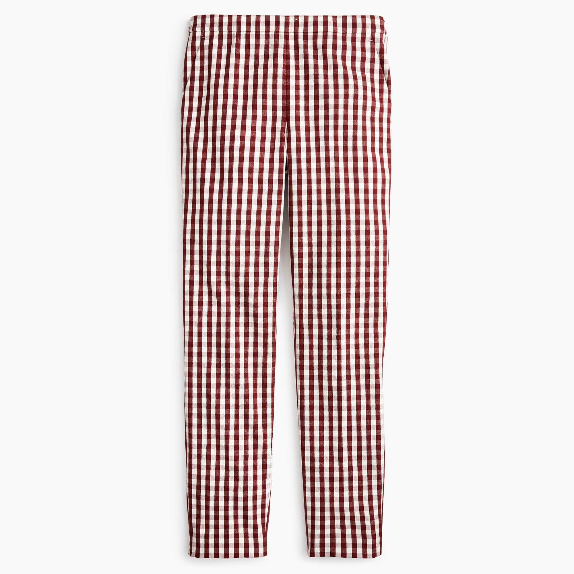 Martie pant in bi-stretch gingham