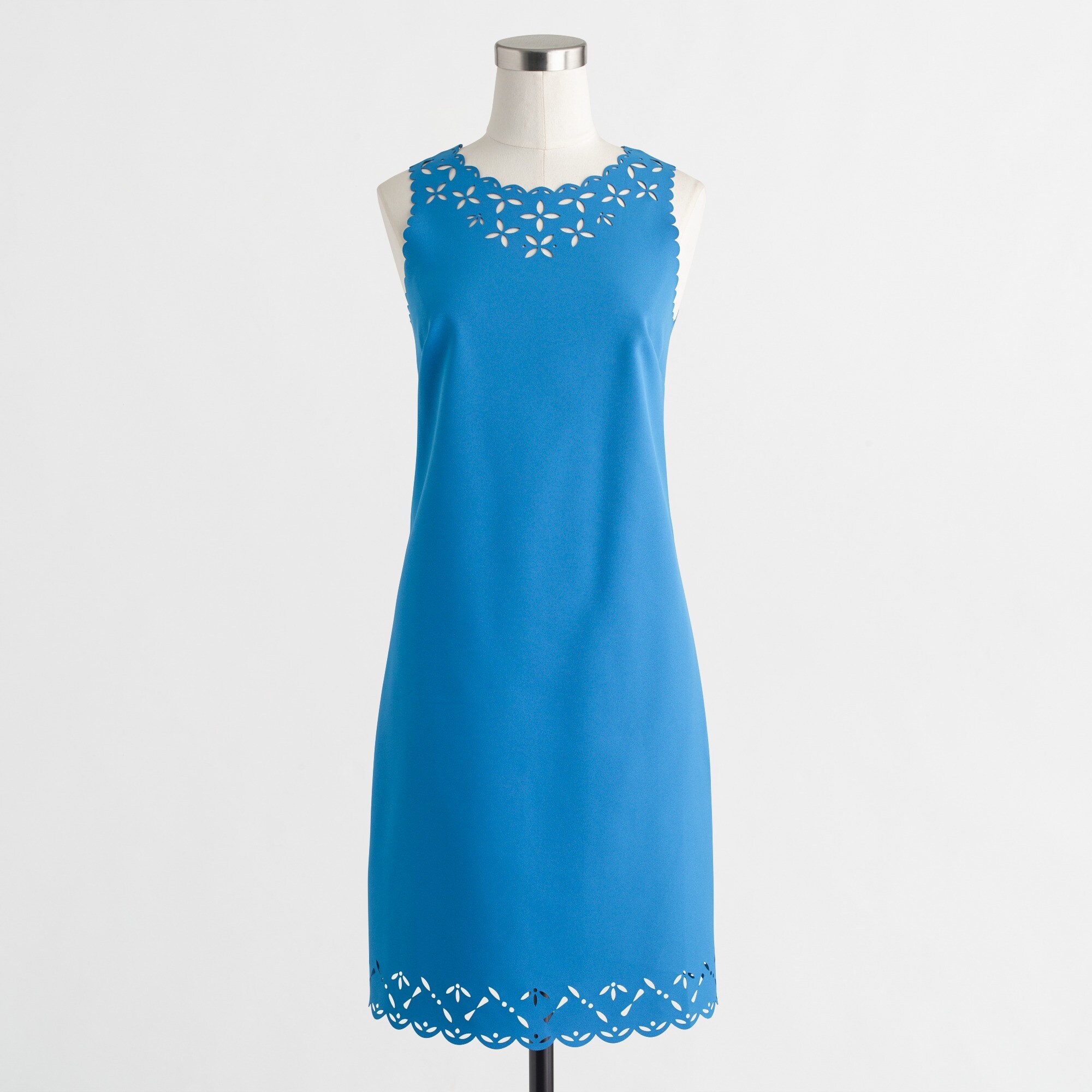 j crew laser cut dress Laser-cut Floral Dress For Women