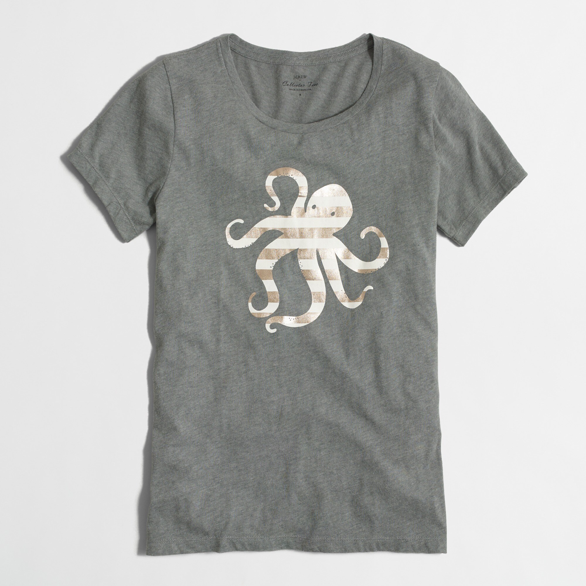 Octopus collector tee in airy cotton