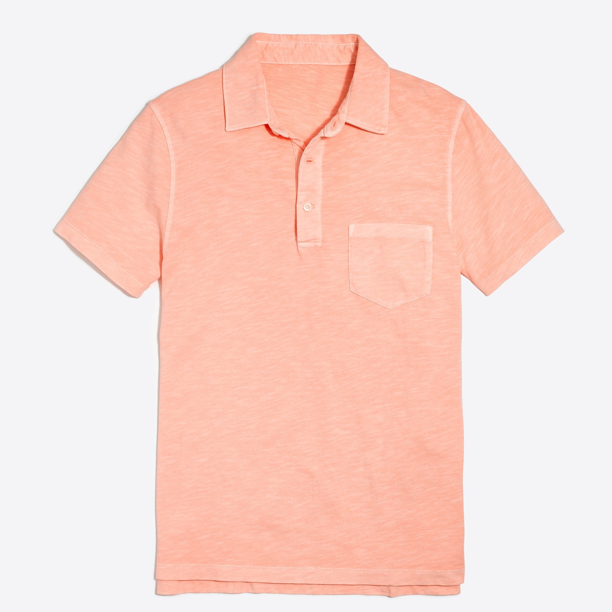 Mens peach polo online shirt