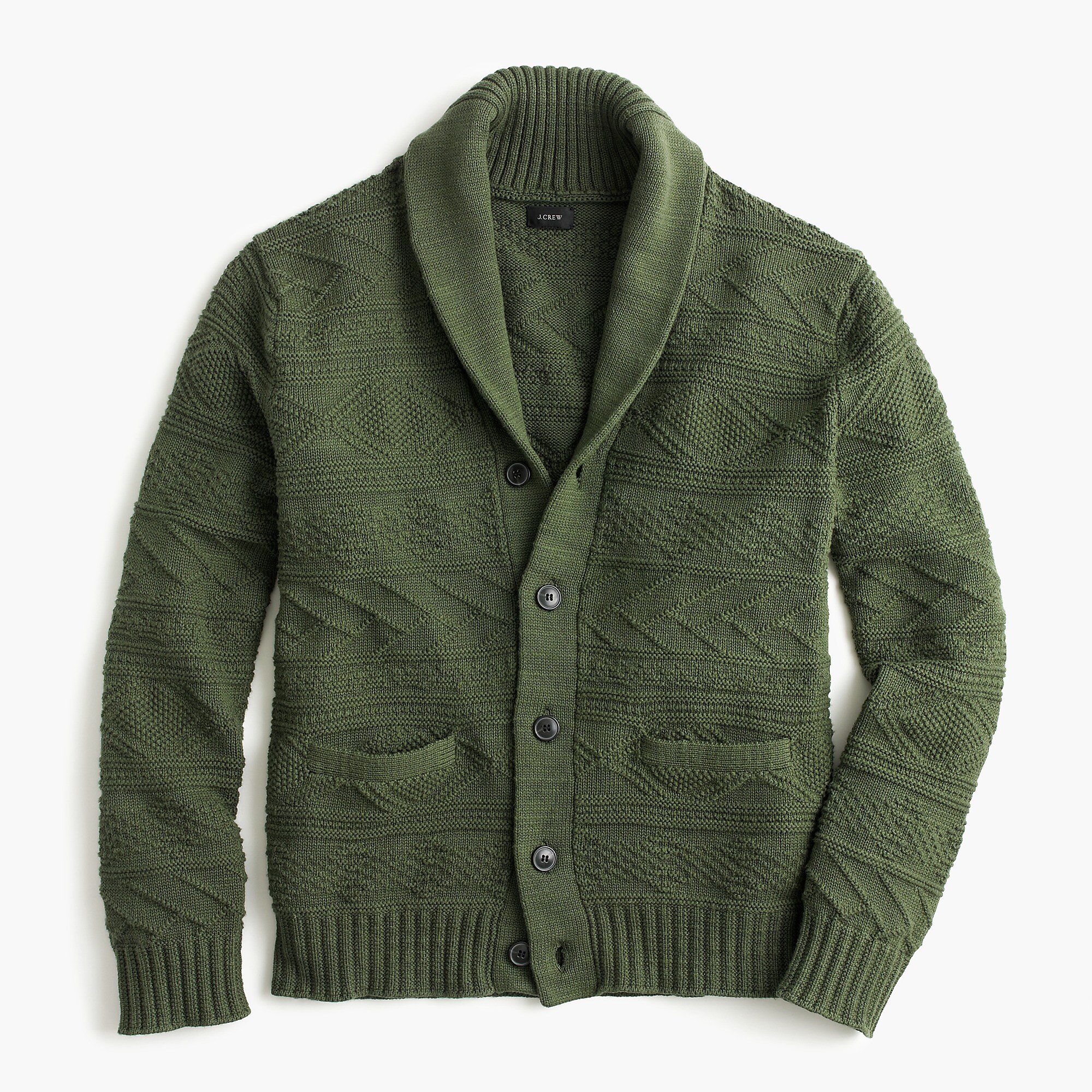 J.Crew: Cotton Guernsey Shawl-collar Cardigan Sweater