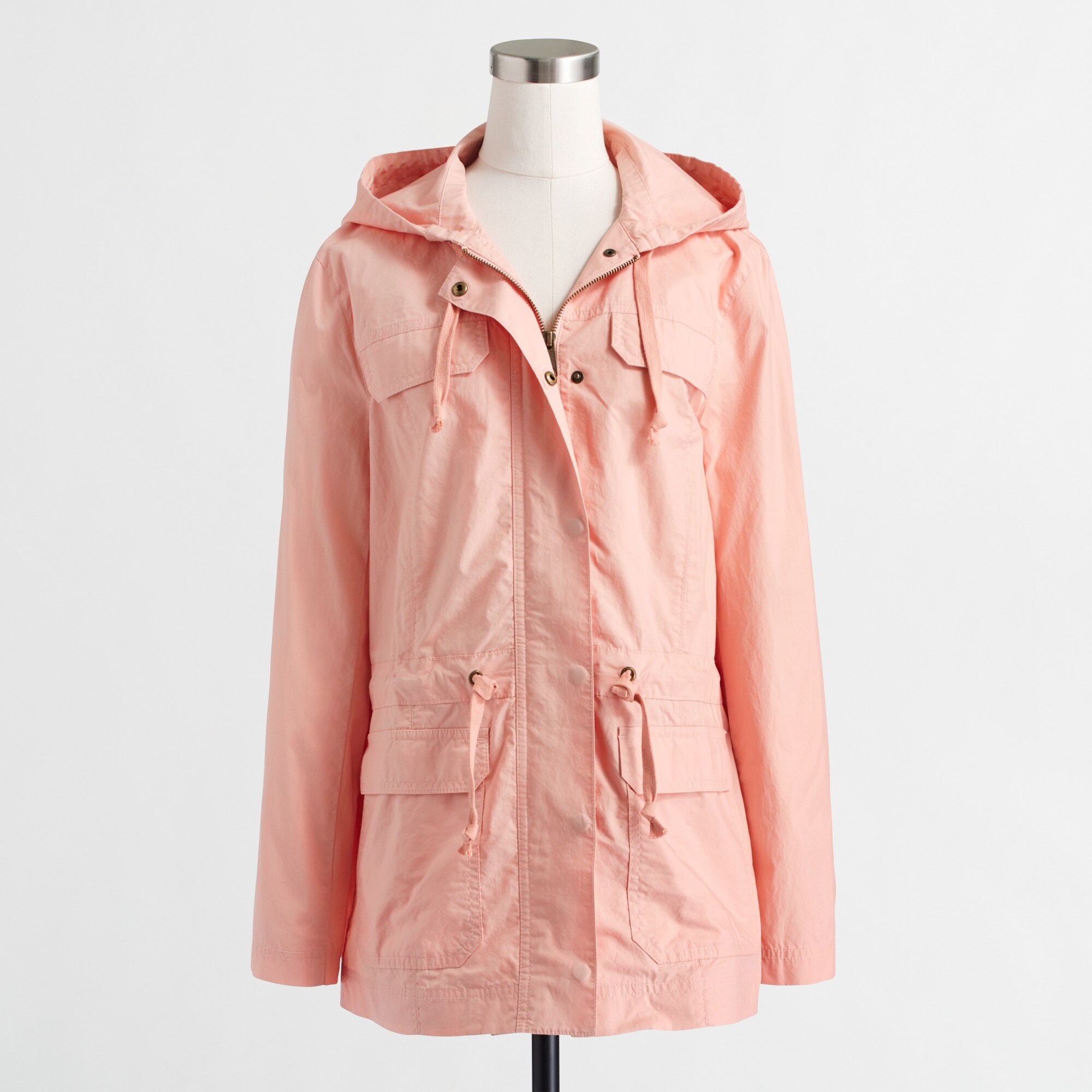 twill parka for women