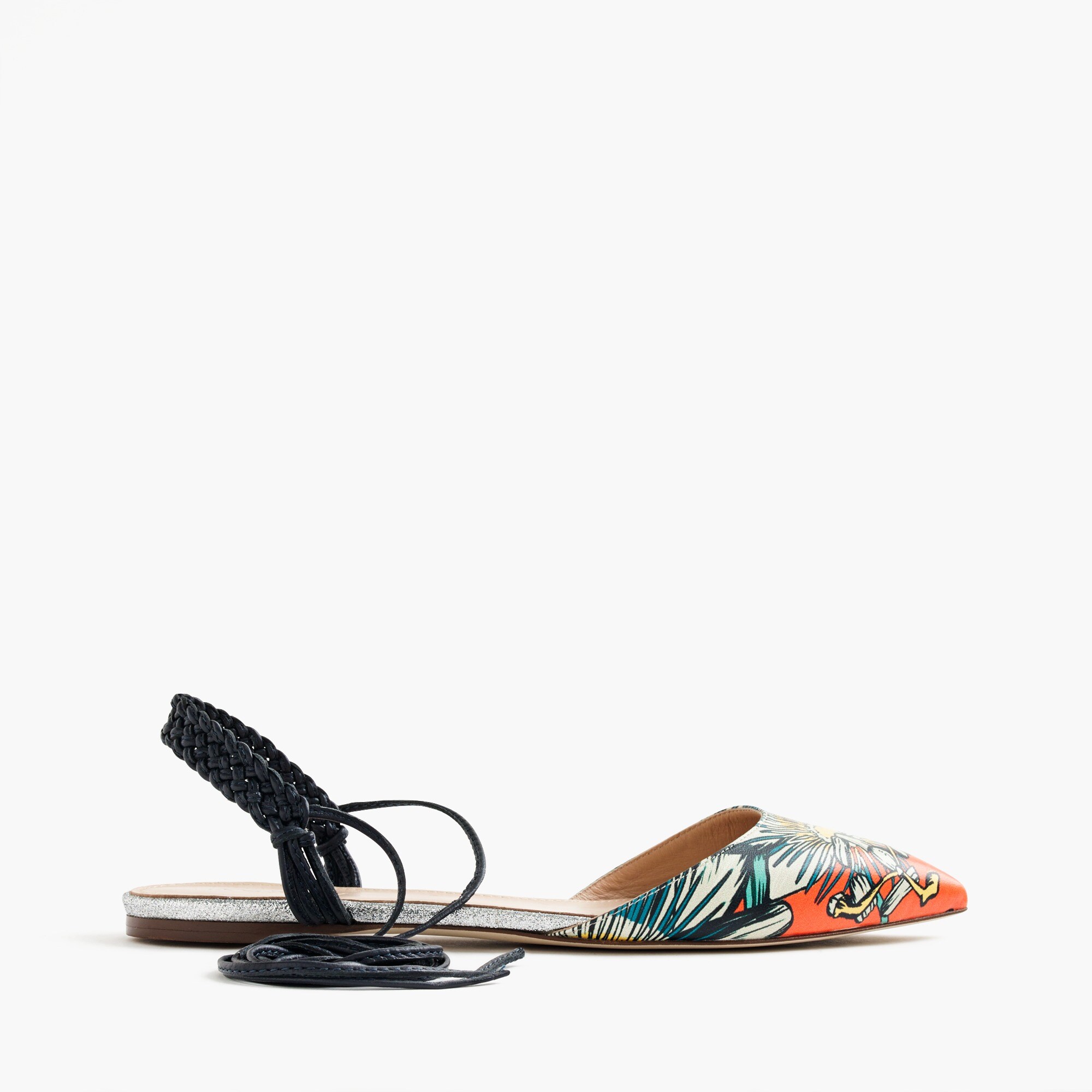 j crew slingback flats