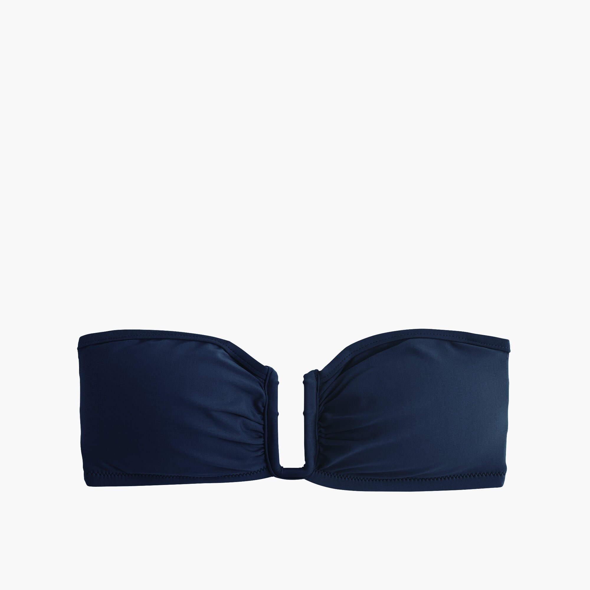 U-front bandeau bikini top