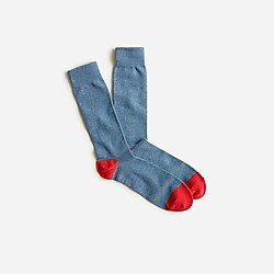 Solid cotton socks