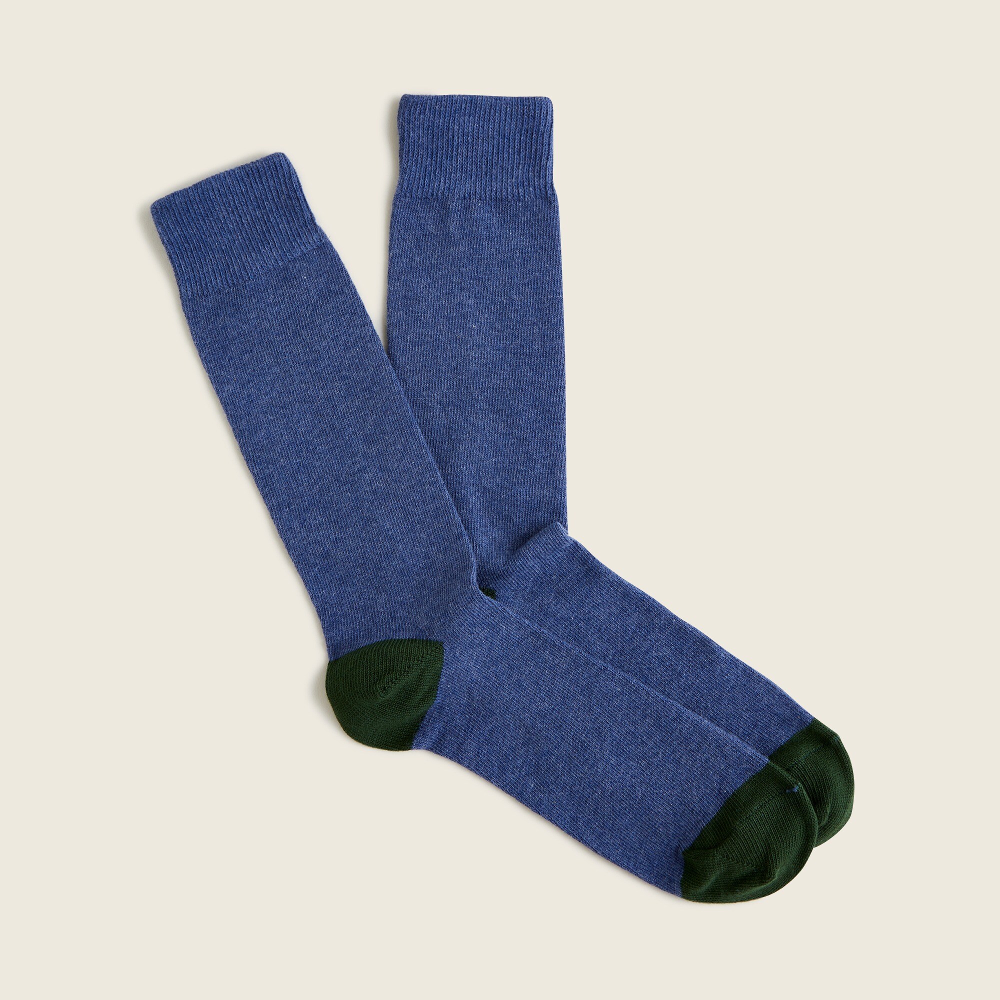 Solid cotton socks