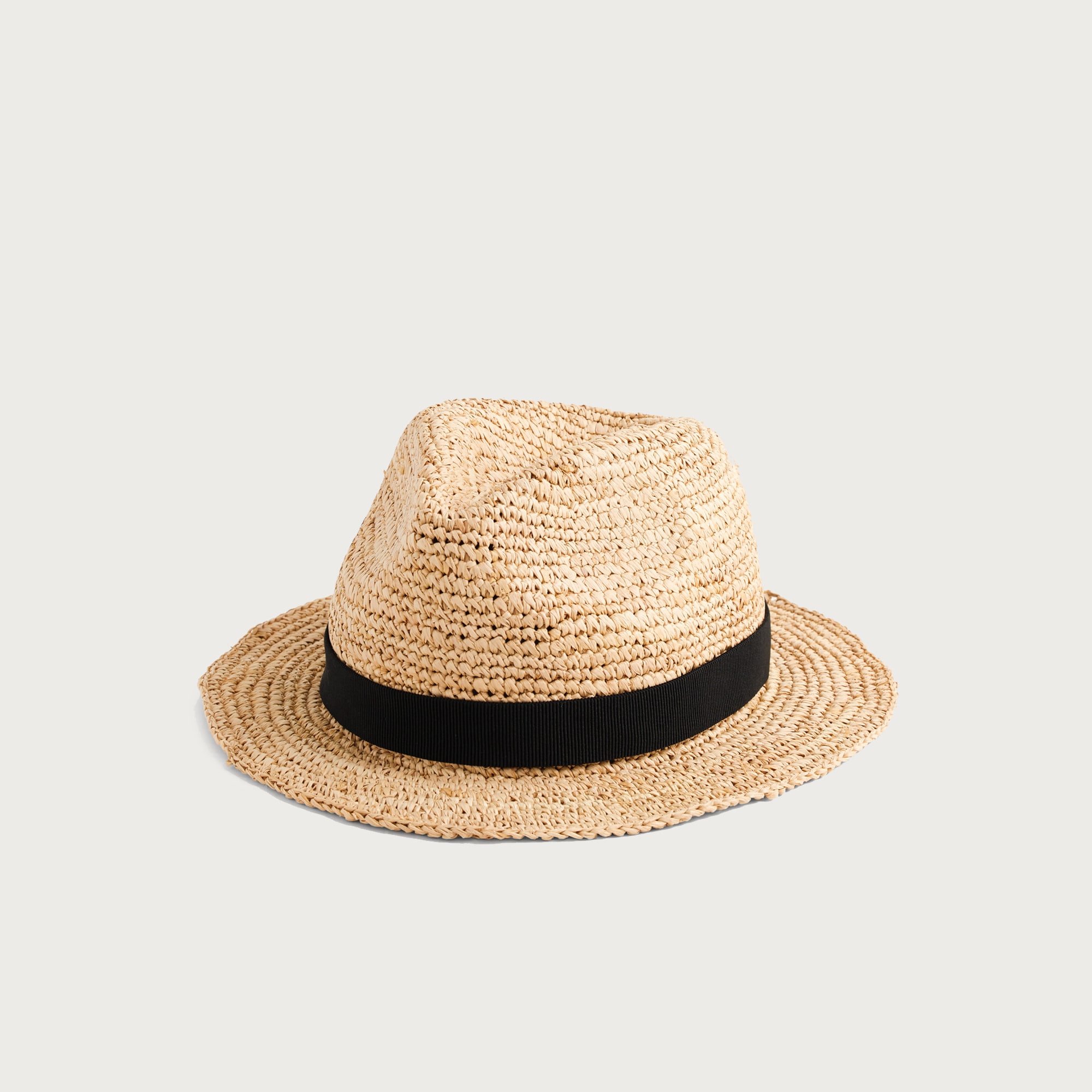 Packable straw hat