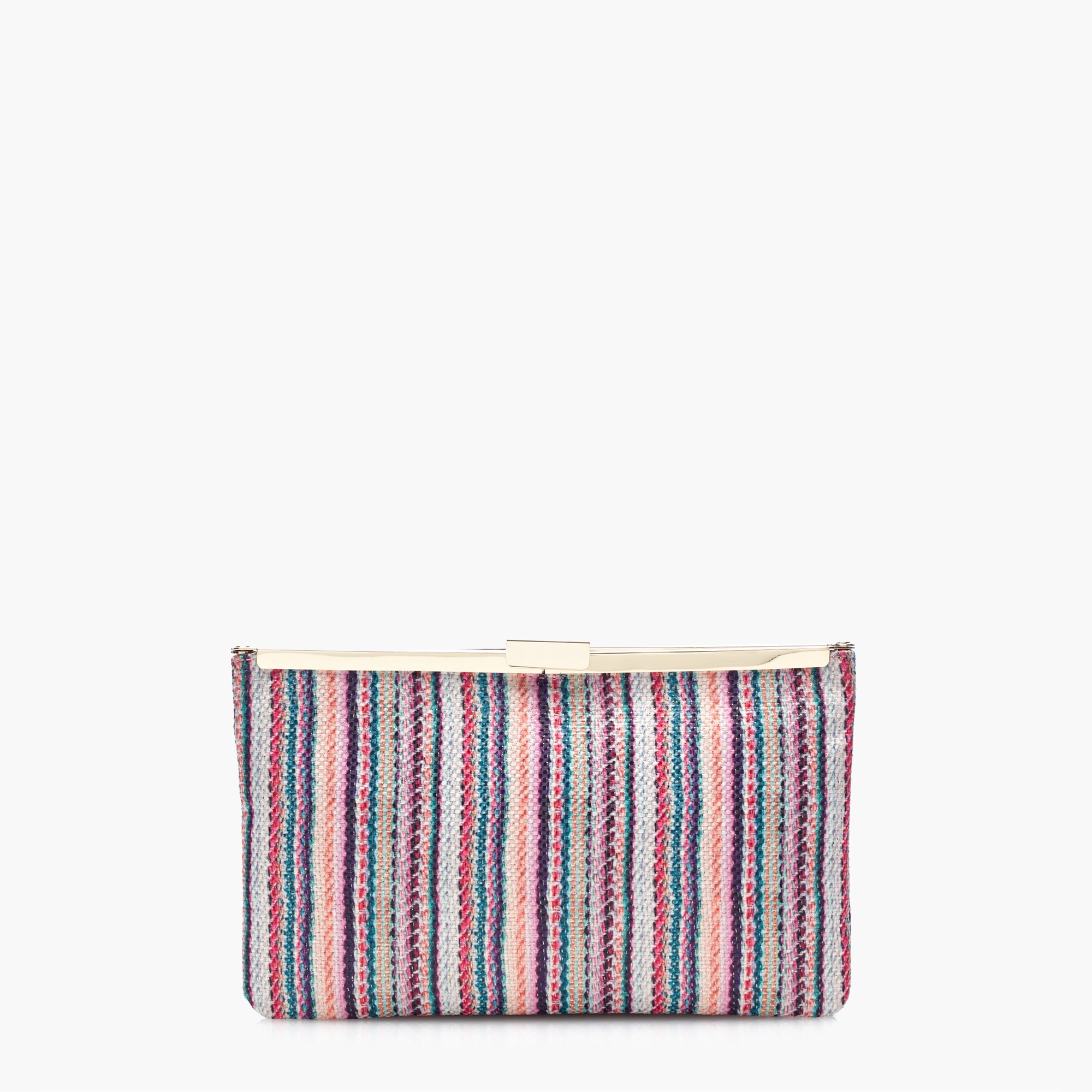 Woven striped clutch : Women clutches & pouches | J.Crew