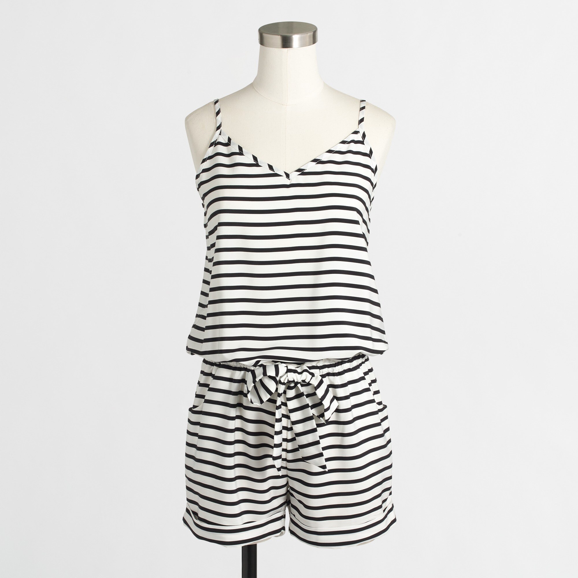 printed drapey romper for women