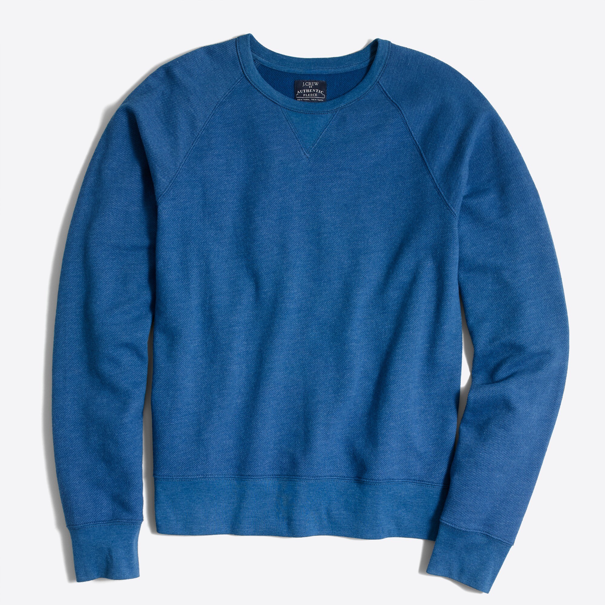 lightweight twill crewneck sweatshirt for men