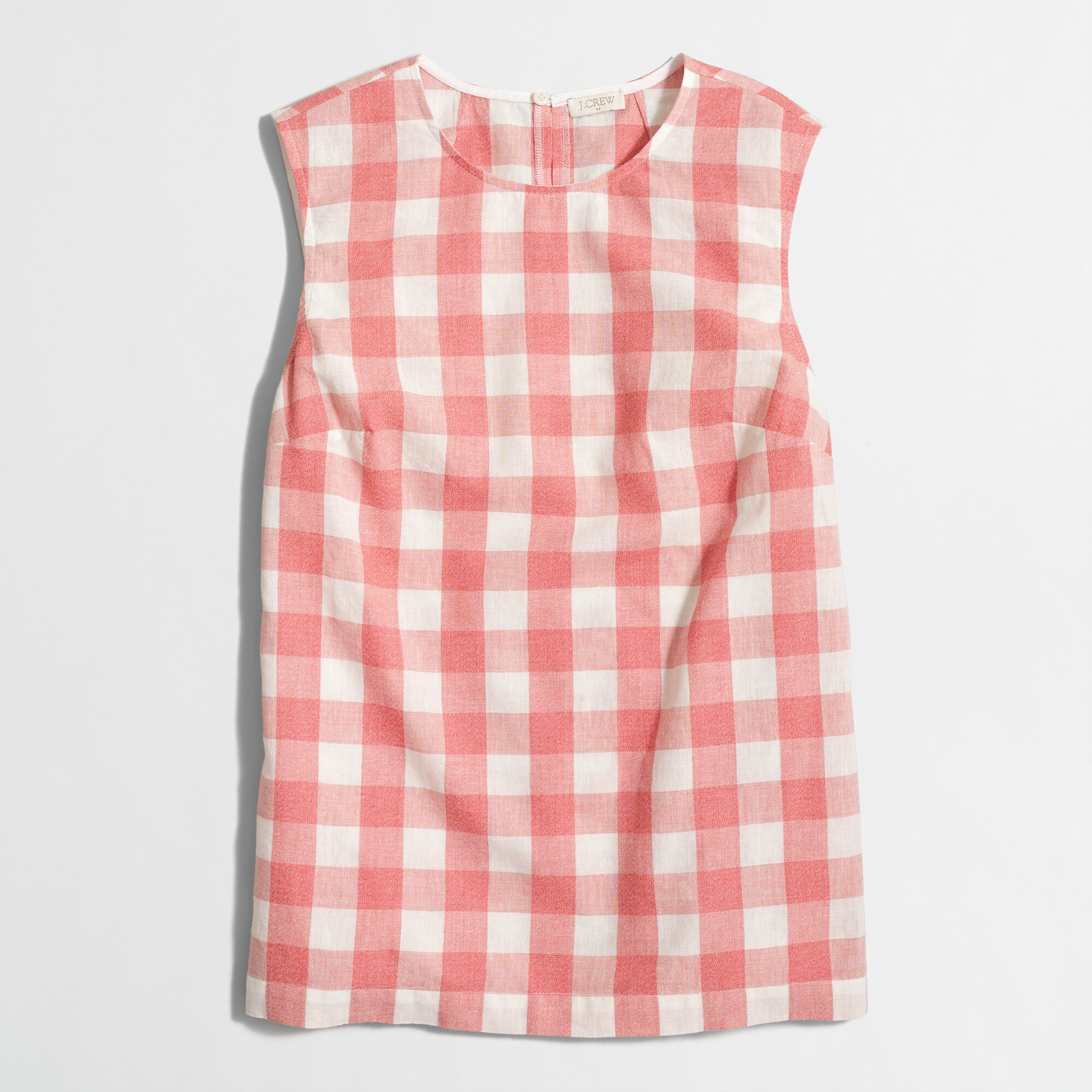Gingham shell top