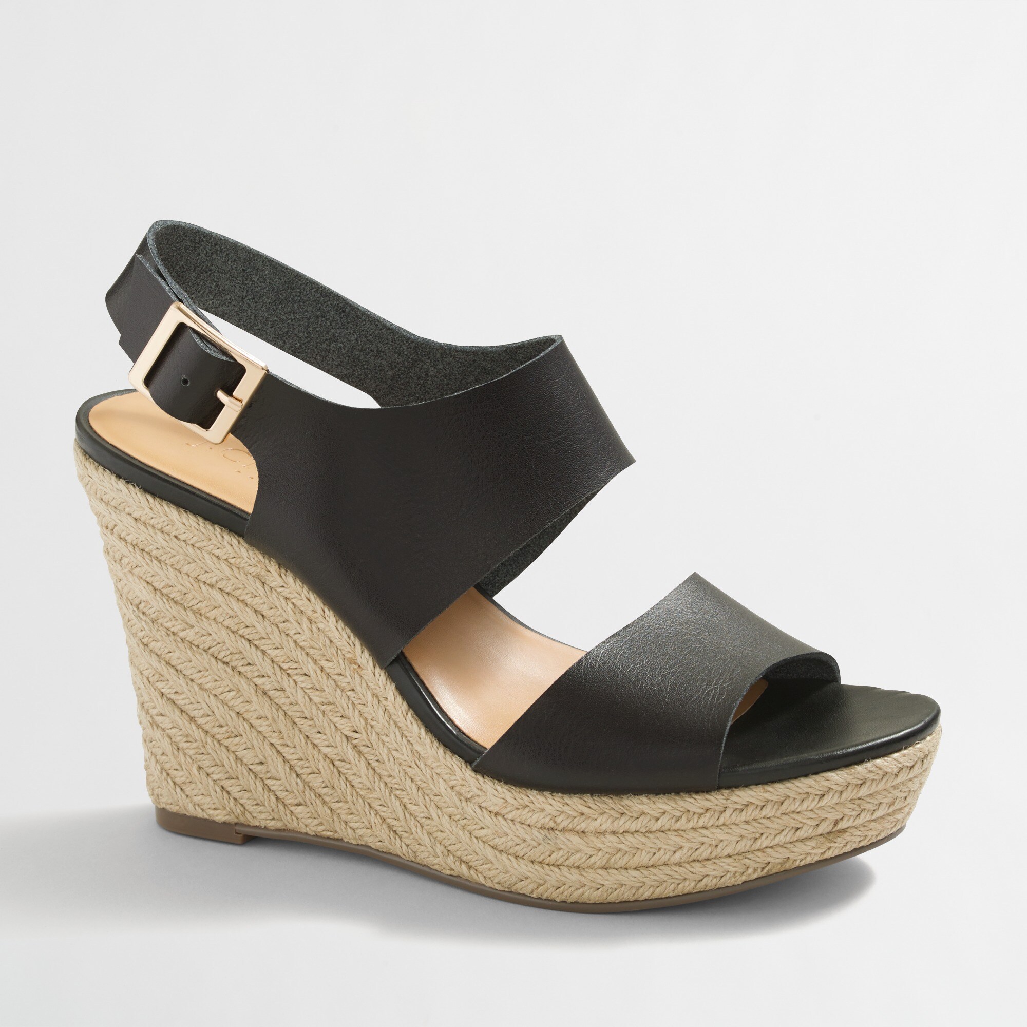 Slingback wedges