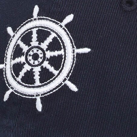 Sunwashed baseball cap RED COMPASS factory: sunwashed baseball cap for men