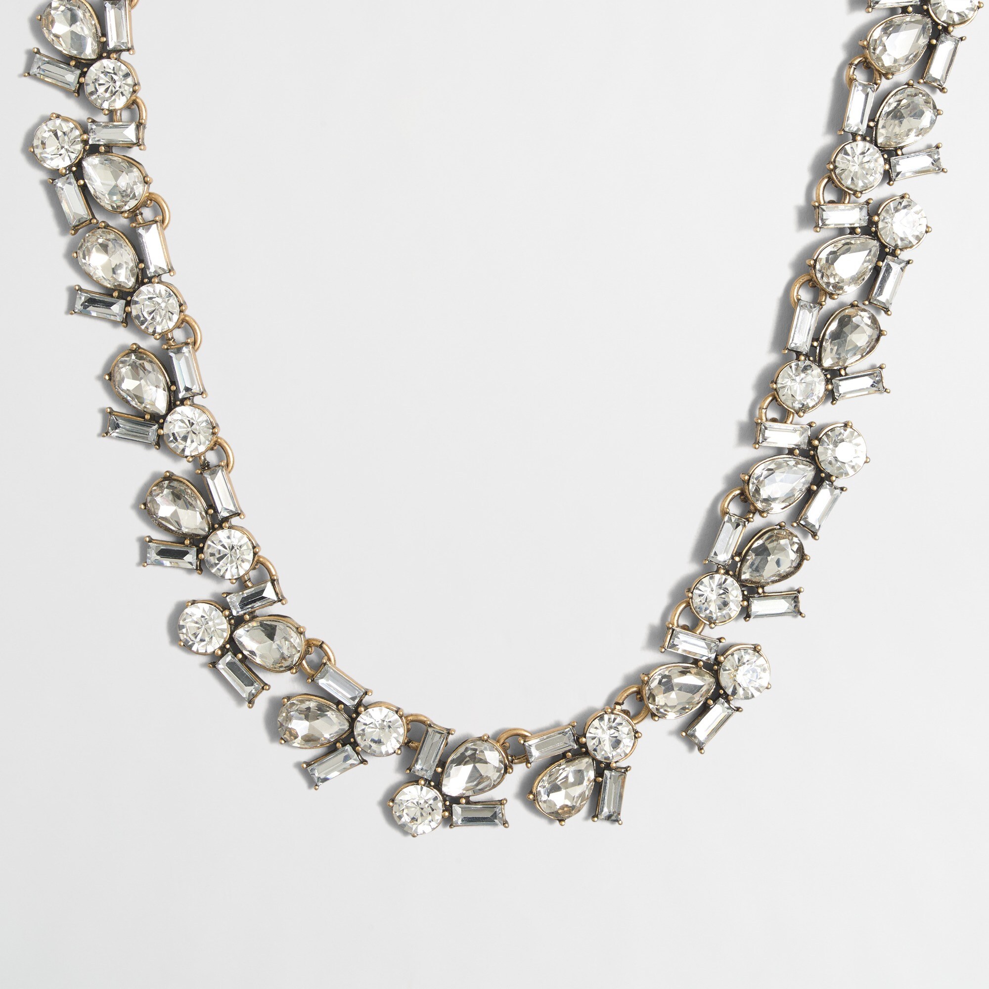 Crystal shapes necklace