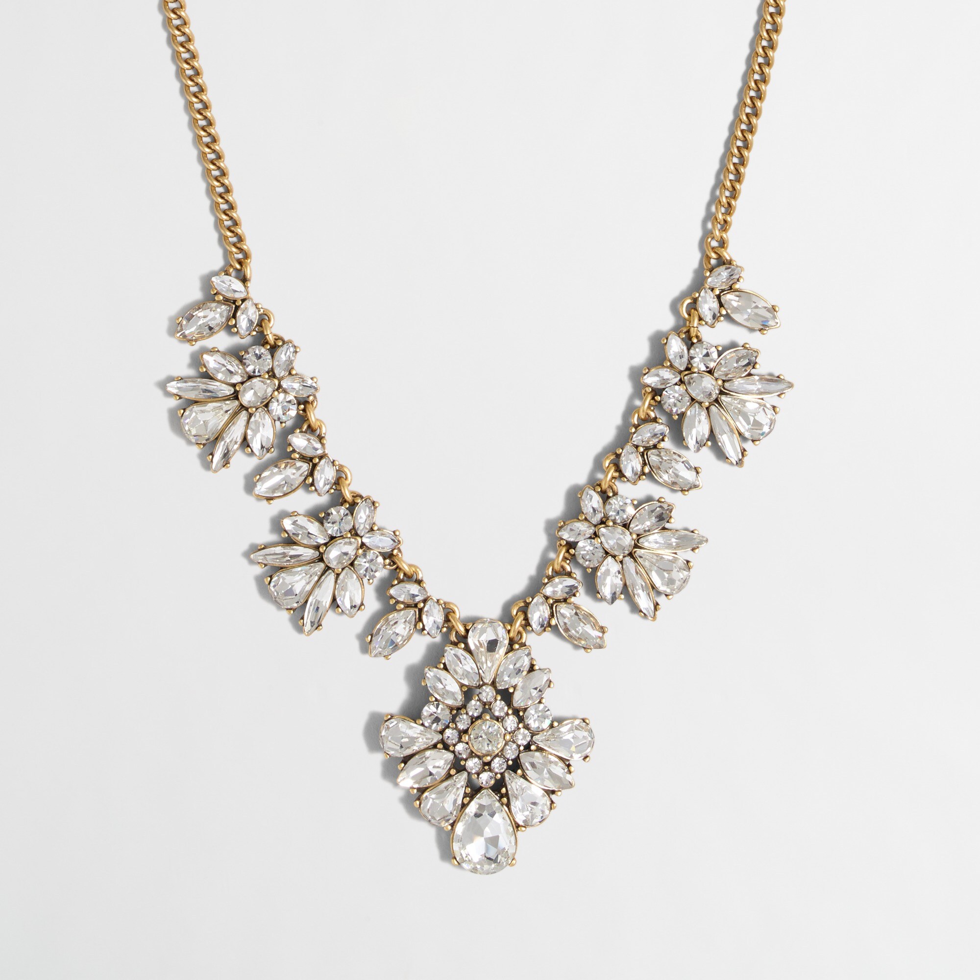 Ornate crystal necklace