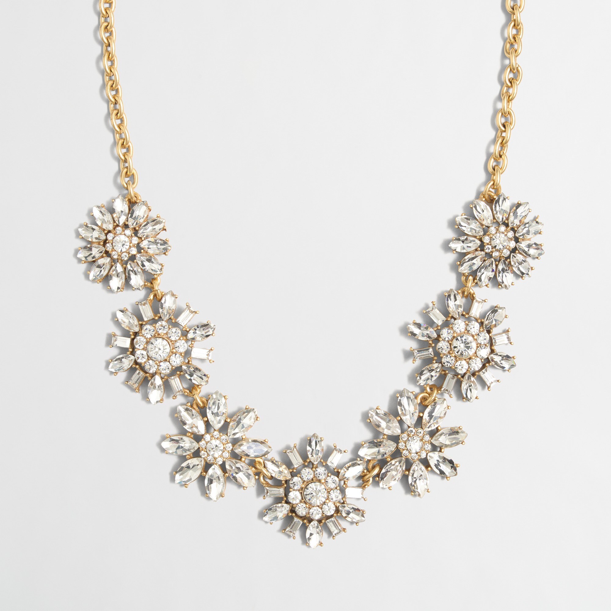 Crystal sunflower necklace