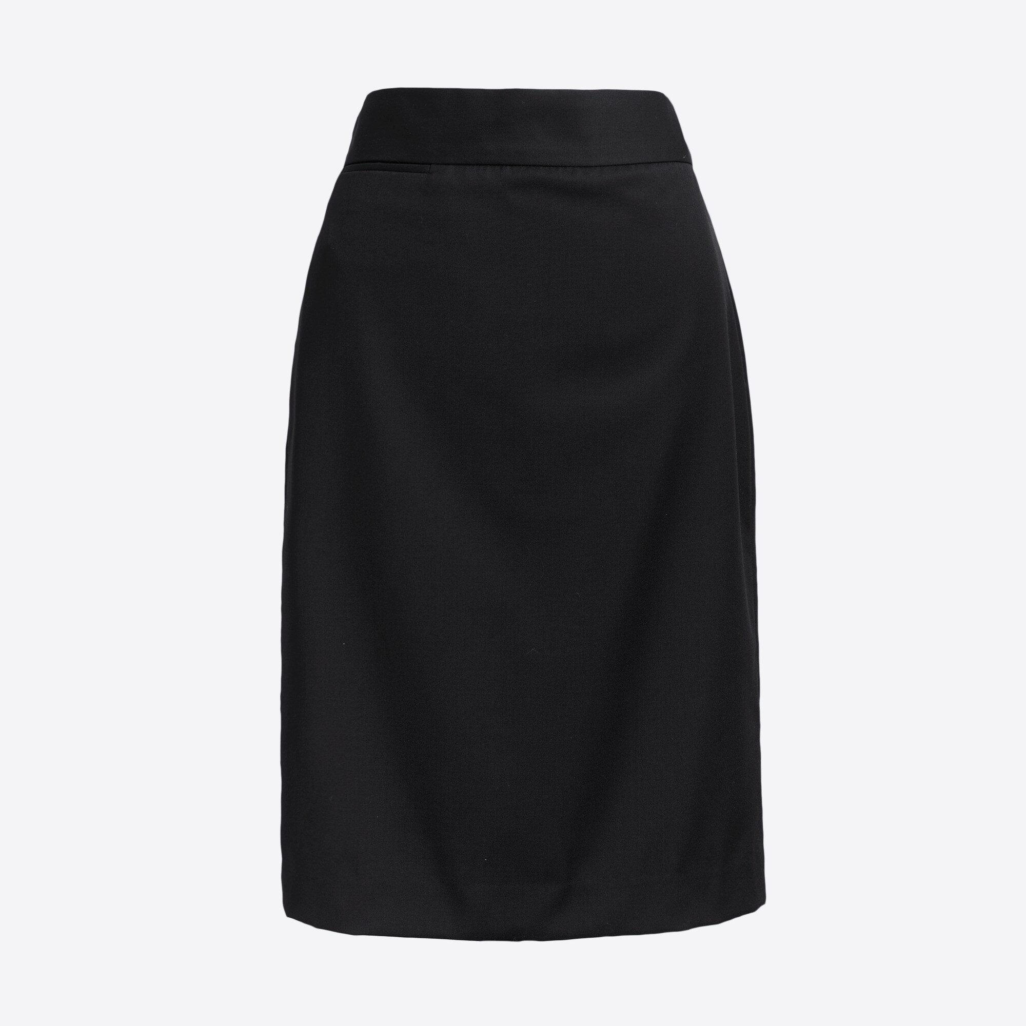 Lightweight wool pencil skirt