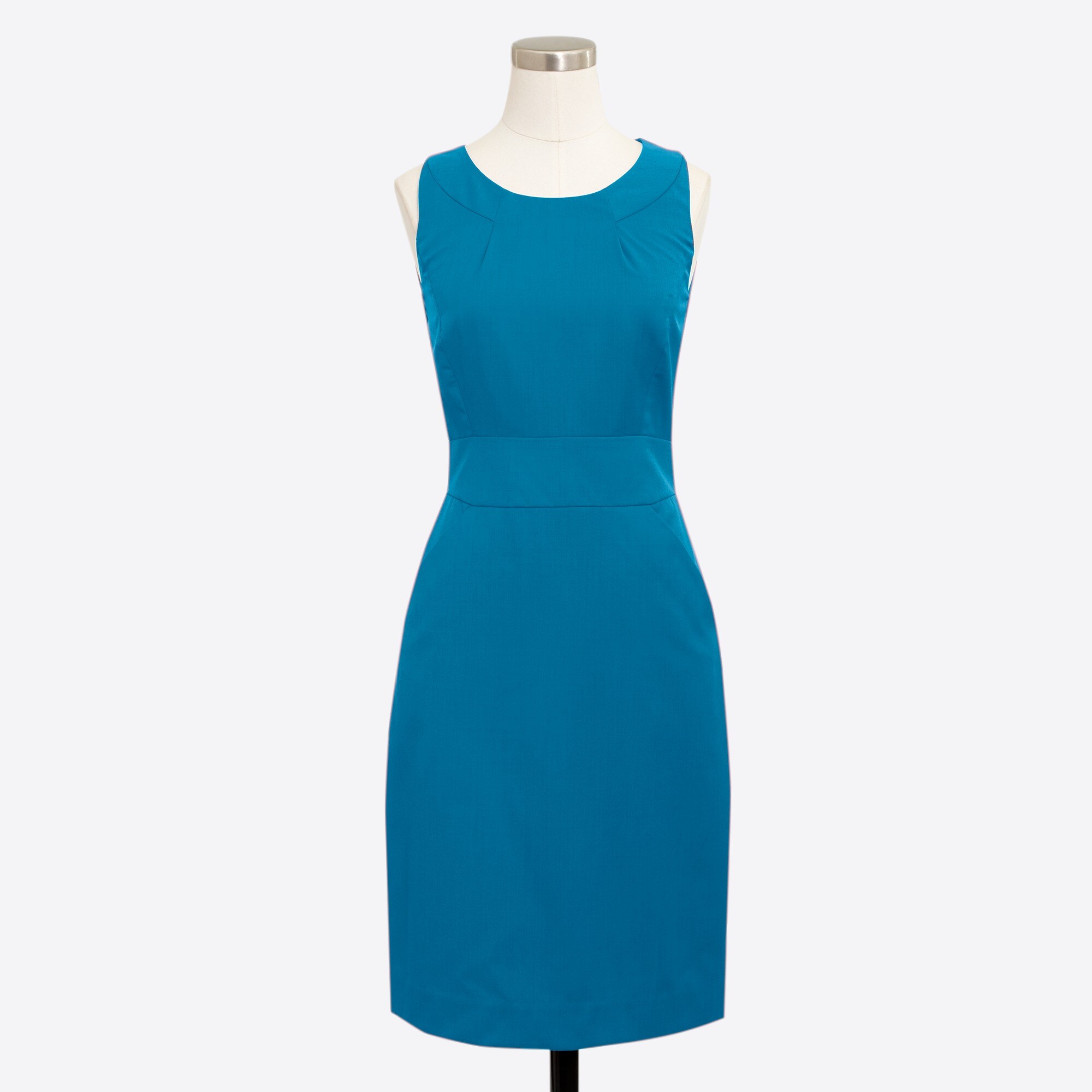 Wool dress with pockets