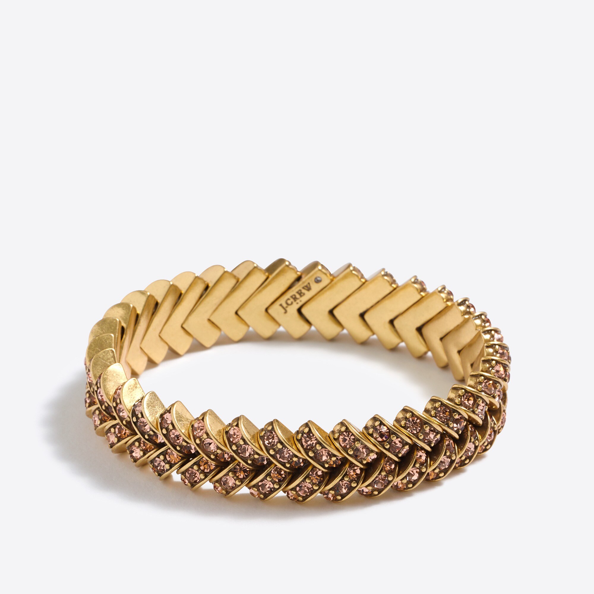 Crystal basketweave bracelet