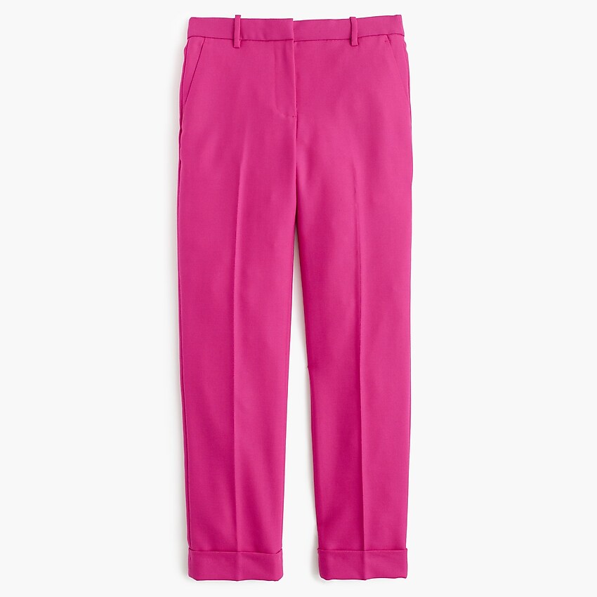 j.crew: rhodes pant in italian wool for women, right side, view zoomed