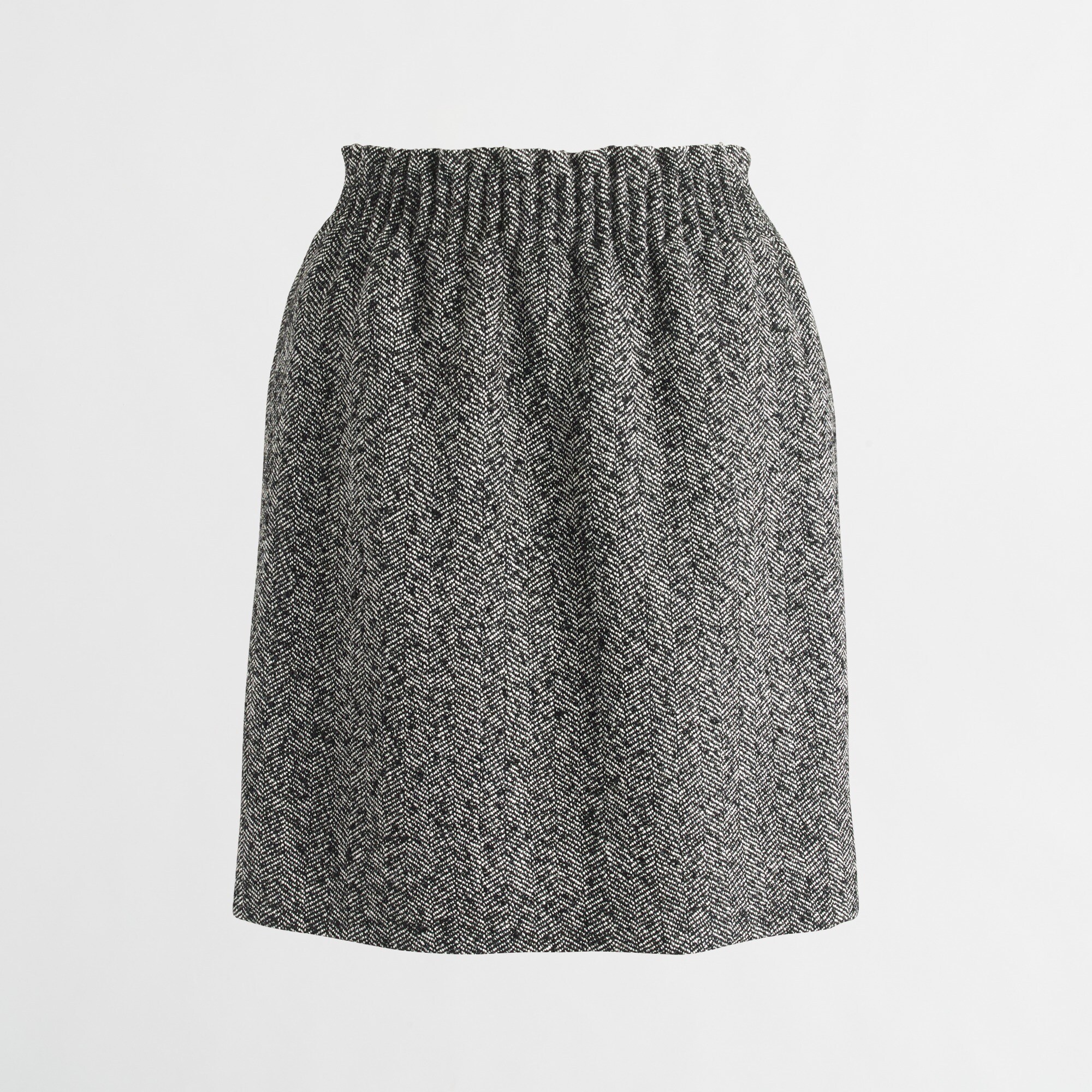 Herringbone sidewalk mini skirt