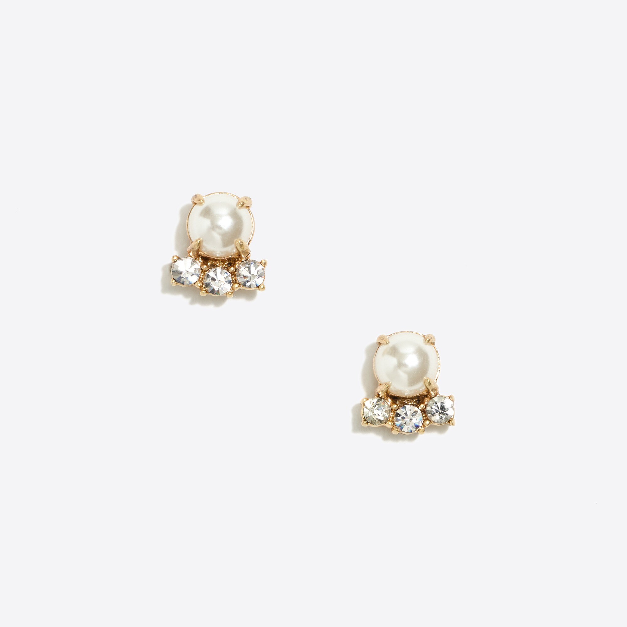 Crystal stud earrings