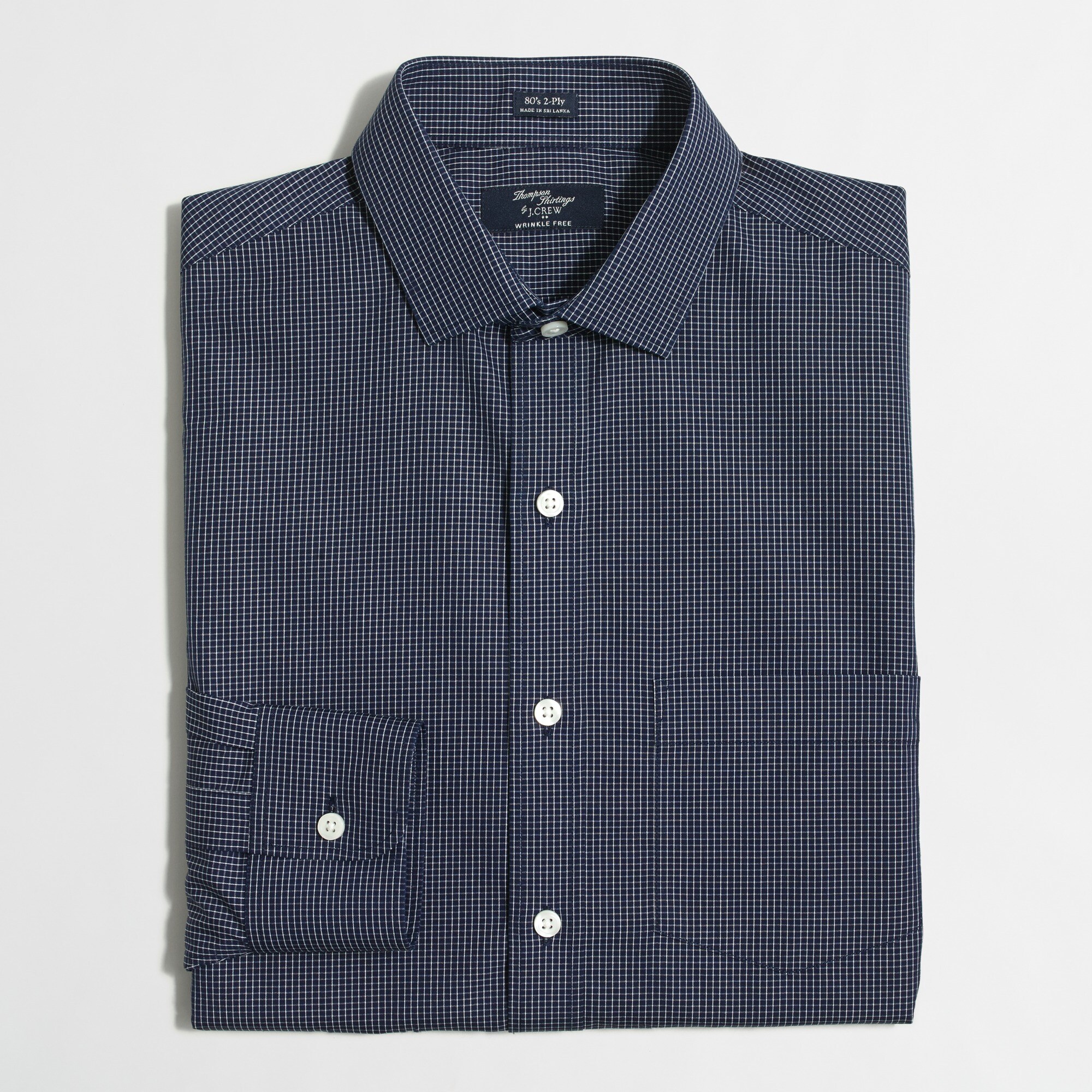 Wrinkle-free Voyager dress shirt in open grid