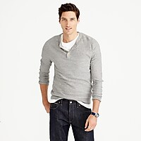 Rugged Cotton Henley Sweater : Men's Sweaters | J.Crew