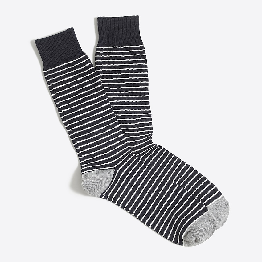 factory: microstripe socks for men, right side, view zoomed