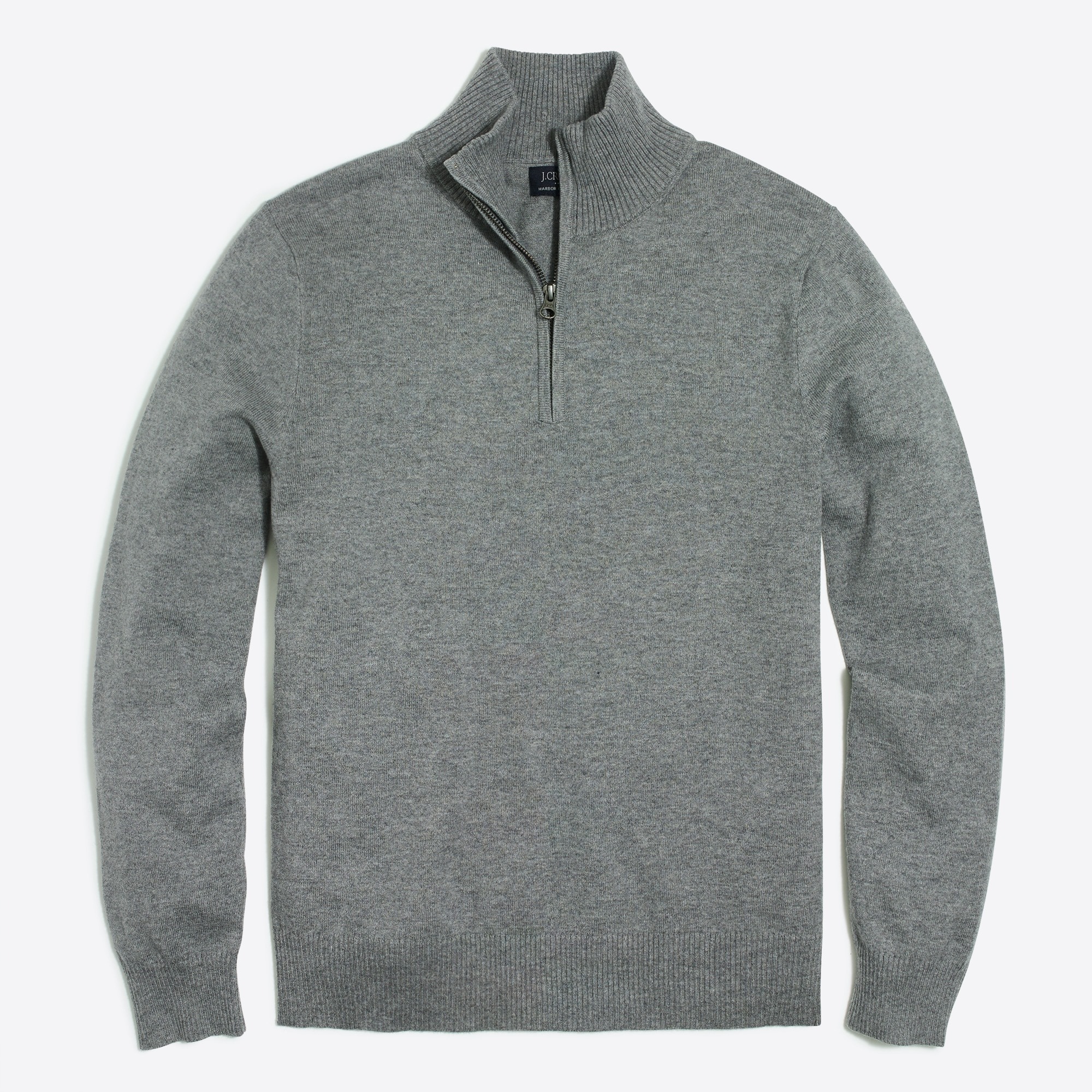 harbor cotton half-zip sweater for men