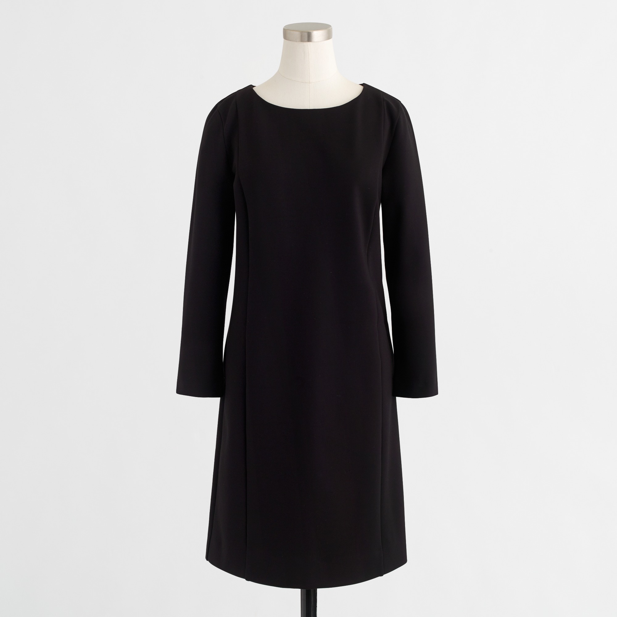 long-sleeve ponte dress for women
