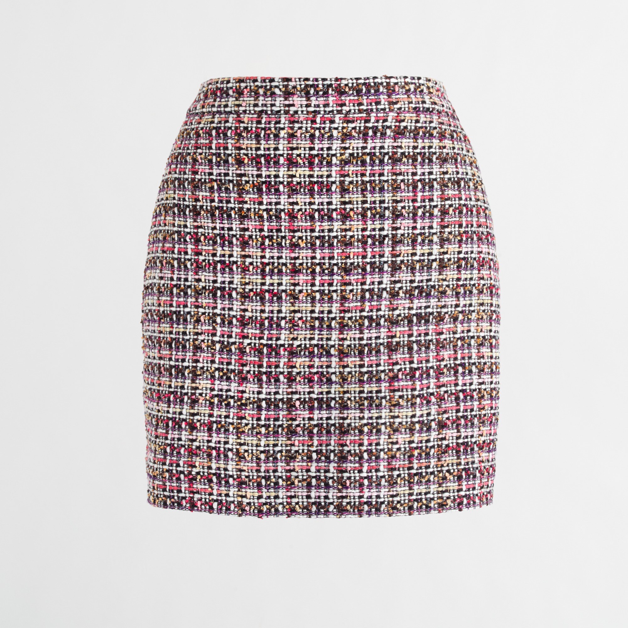 Tinsel plaid mini skirt