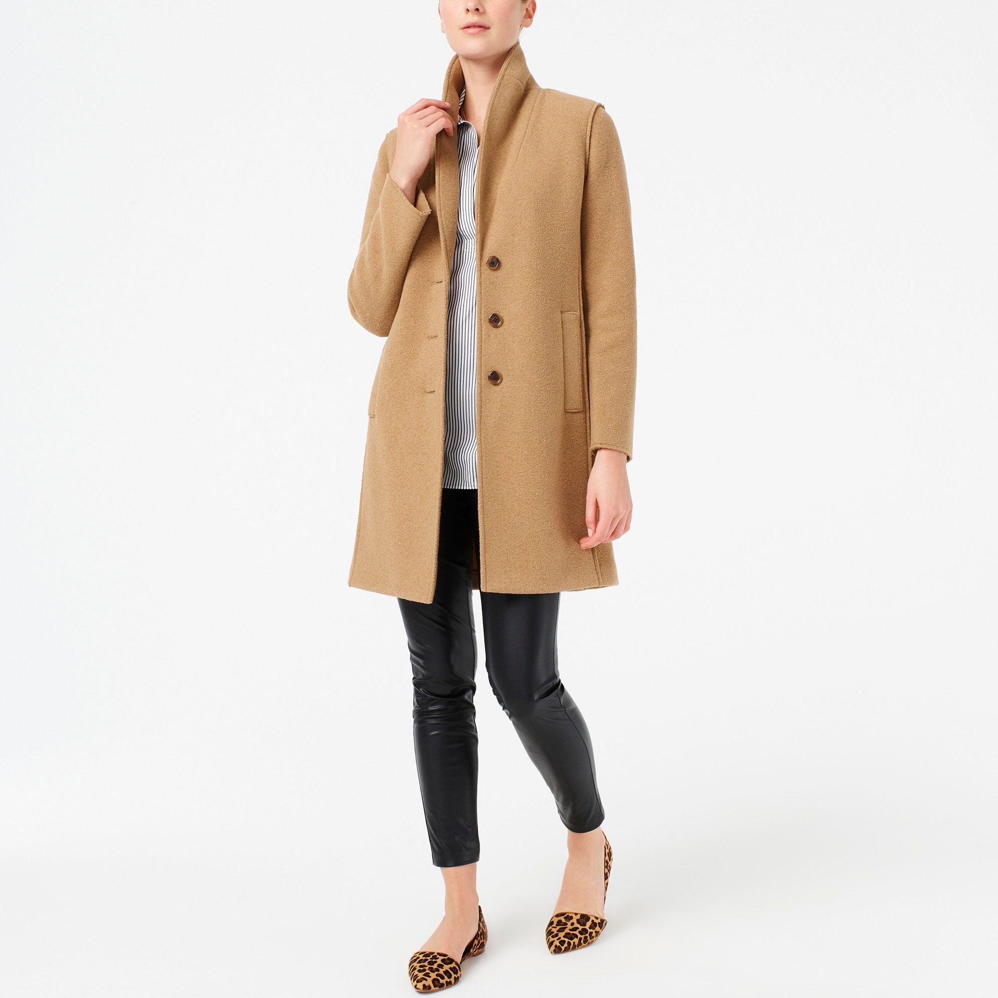 j crew factory leopard flats