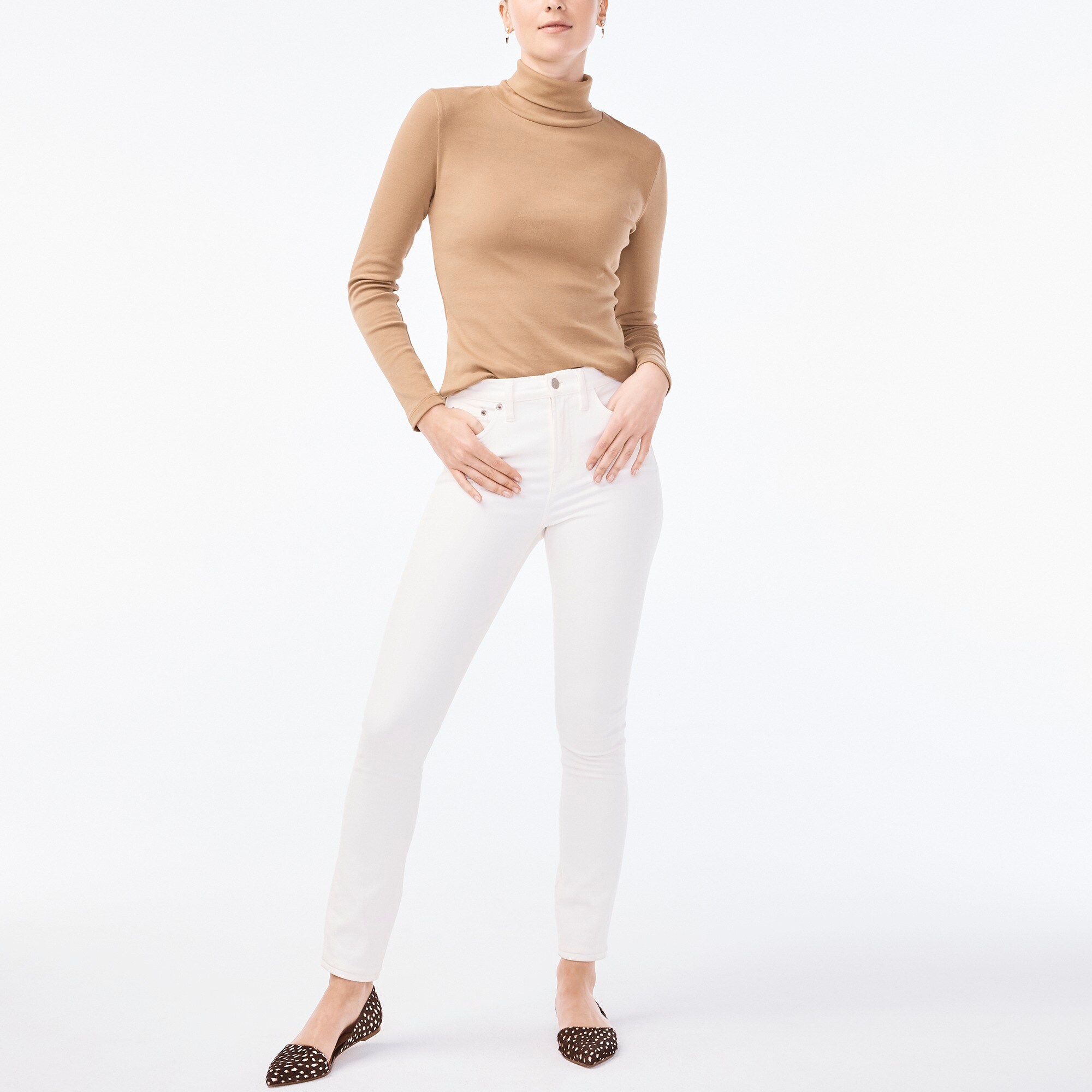 j crew factory leopard flats