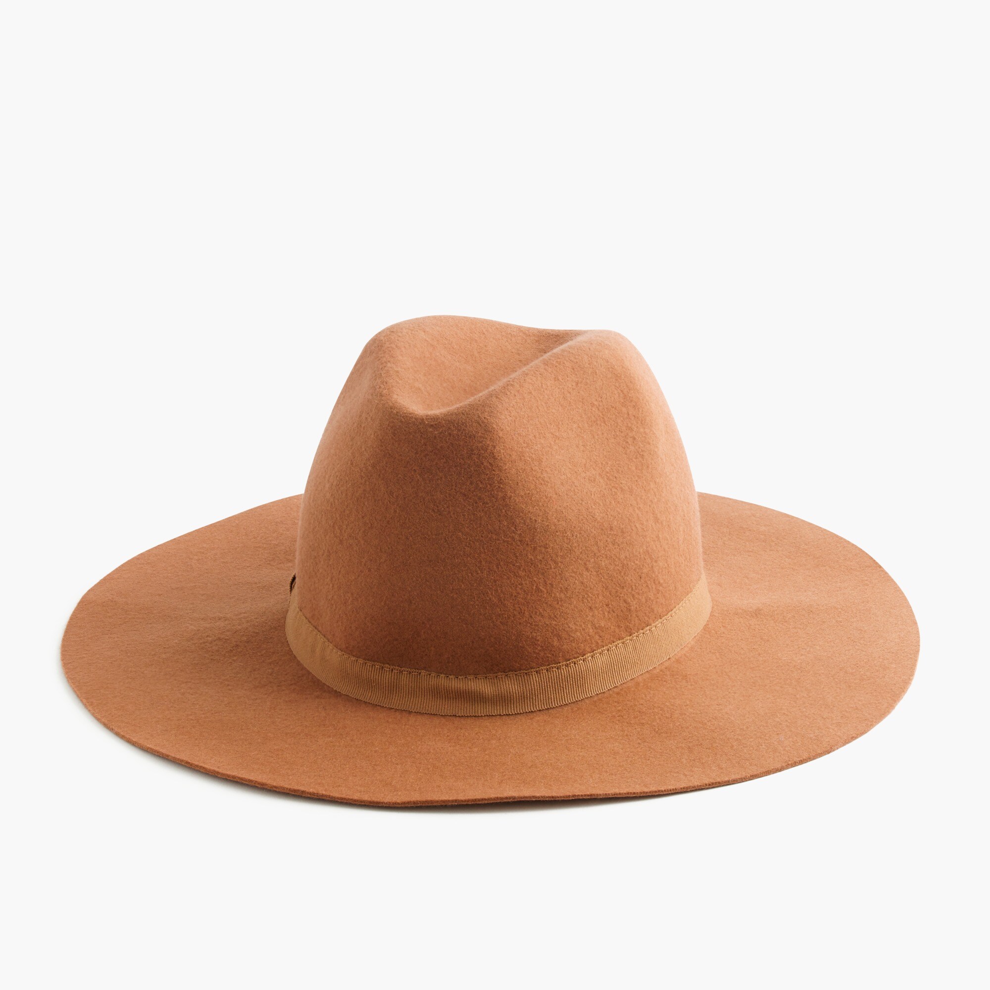 Wide-brimmed Italian wool-felt hat