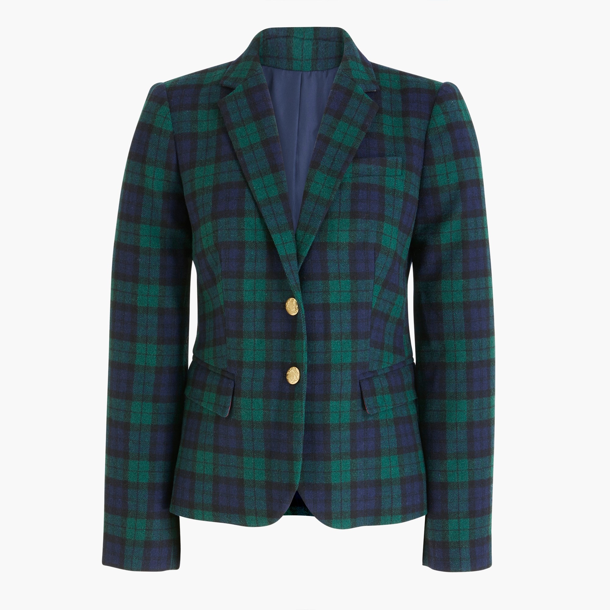 patterned schoolboy blazer for women